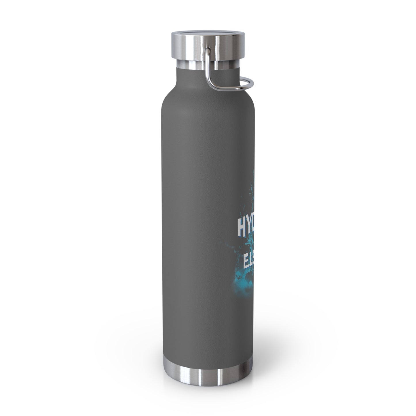 "Hydrate & Elevate" - Copper Vacuum Insulated Bottle, 22oz - Creatively Designed Shop