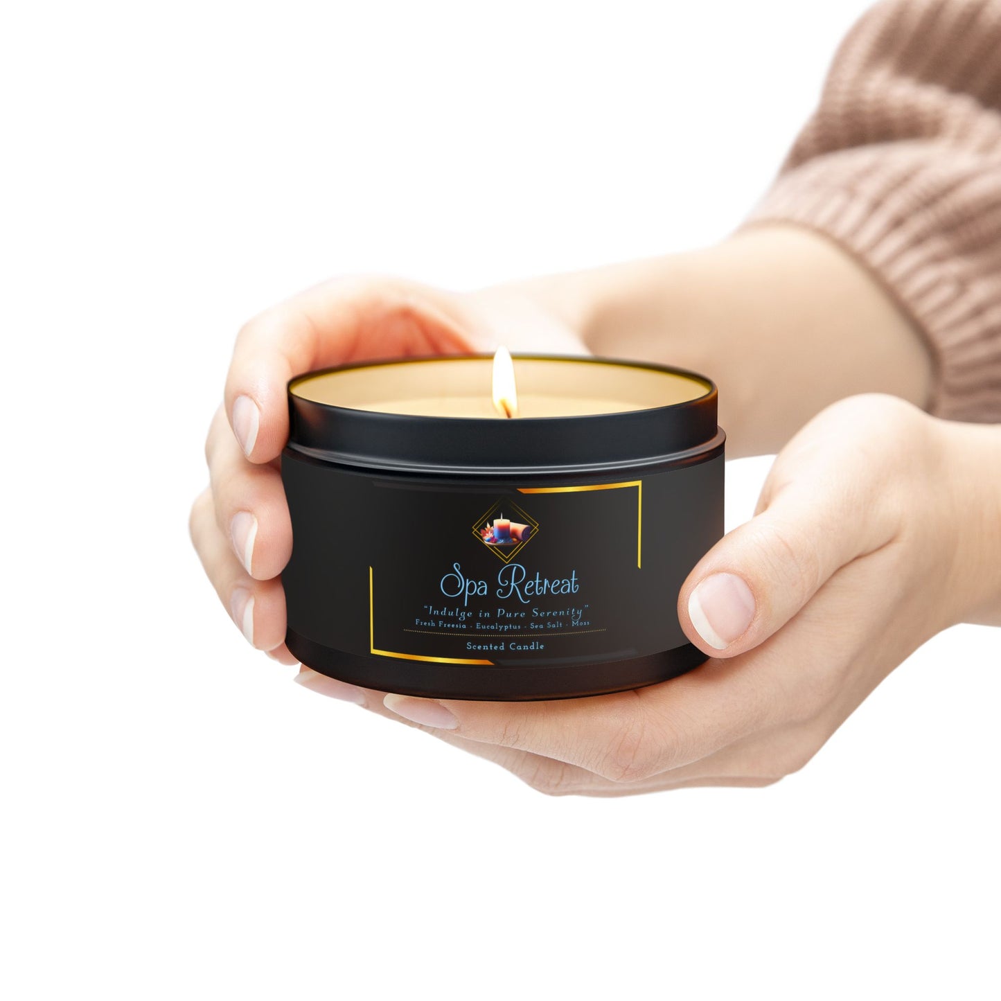 Spa Retreat - Tin Candles