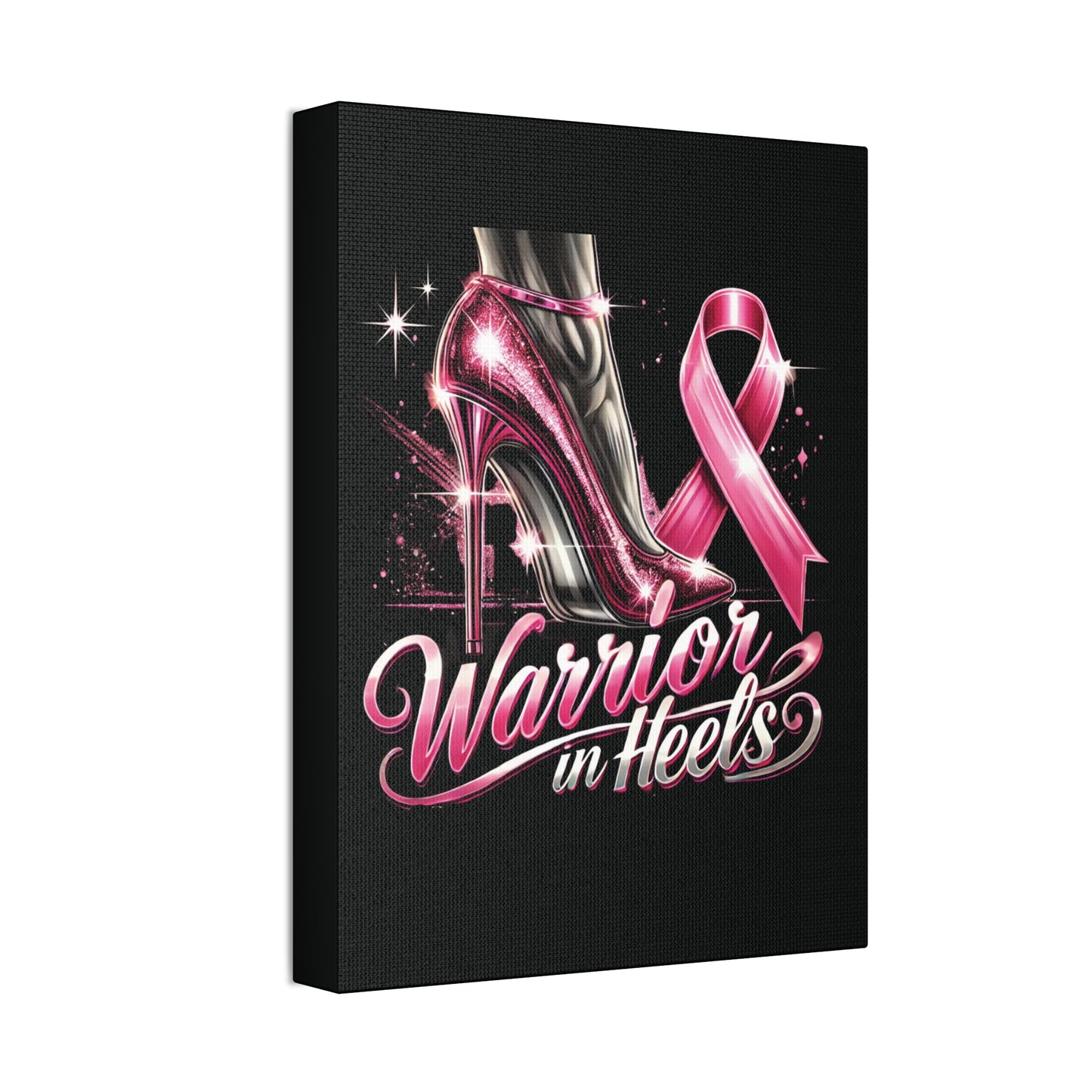Pink Warrior Heels - Canvas Art