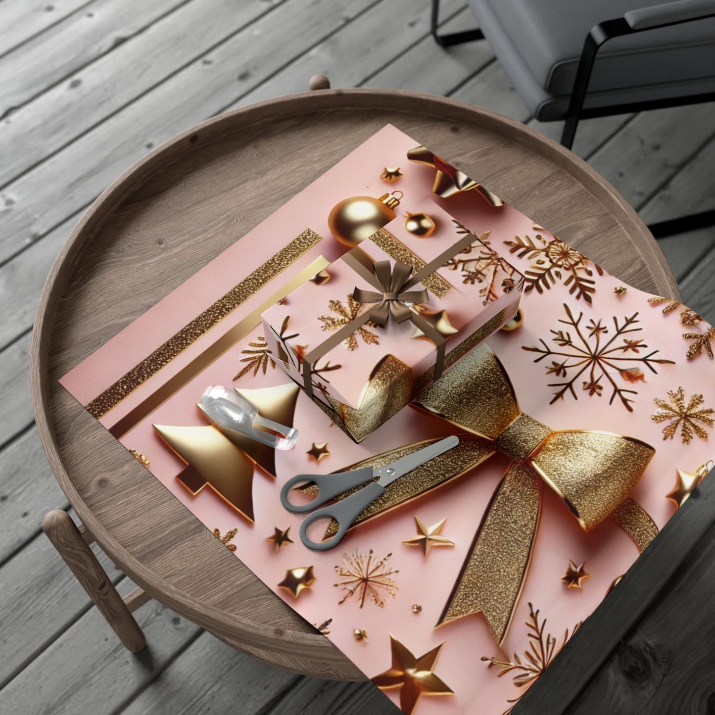 Pink & Gold Glam - Gift Wrap Papers - Creatively Designed Shop