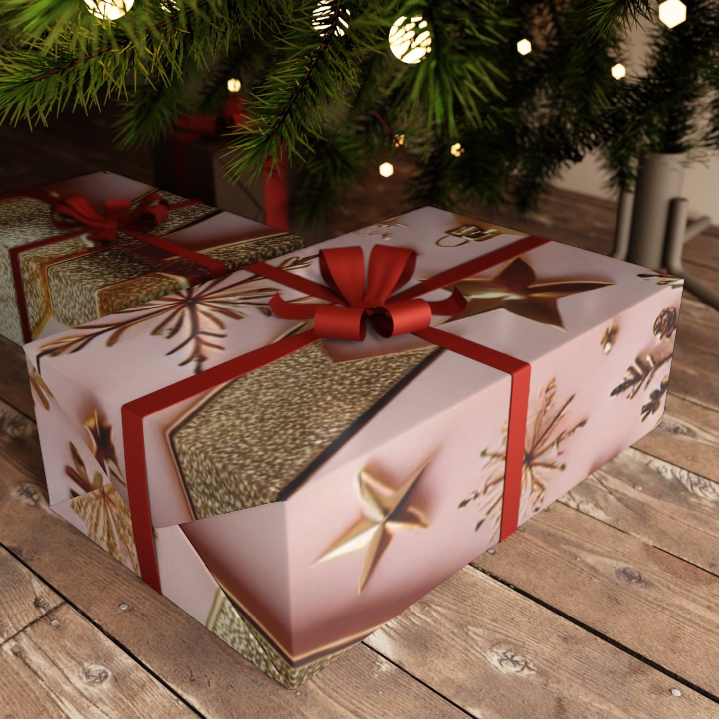 Pink & Gold Glam - Gift Wrapping Paper Sheets, 1pc - Creatively Designed Shop