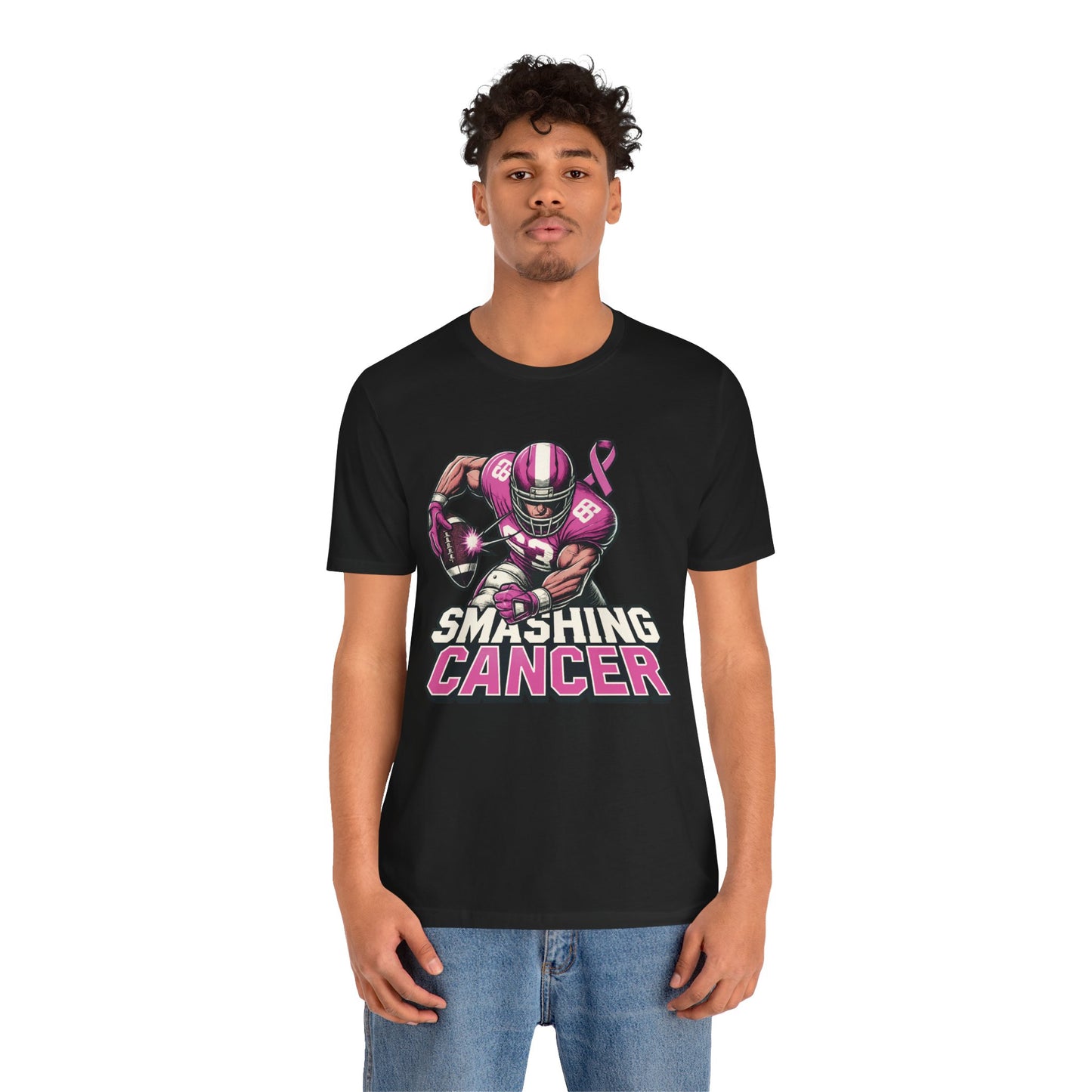Smashing Cancer - Unisex Jersey Short Sleeve Tee
