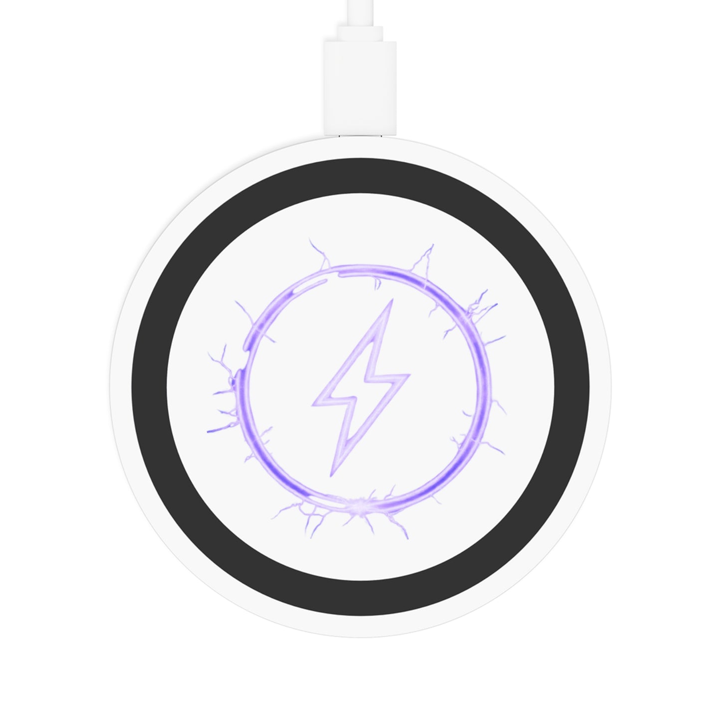 Charging Bolt (Purple) - Quake Wireless Charging Pad - Creatively Designed Shop