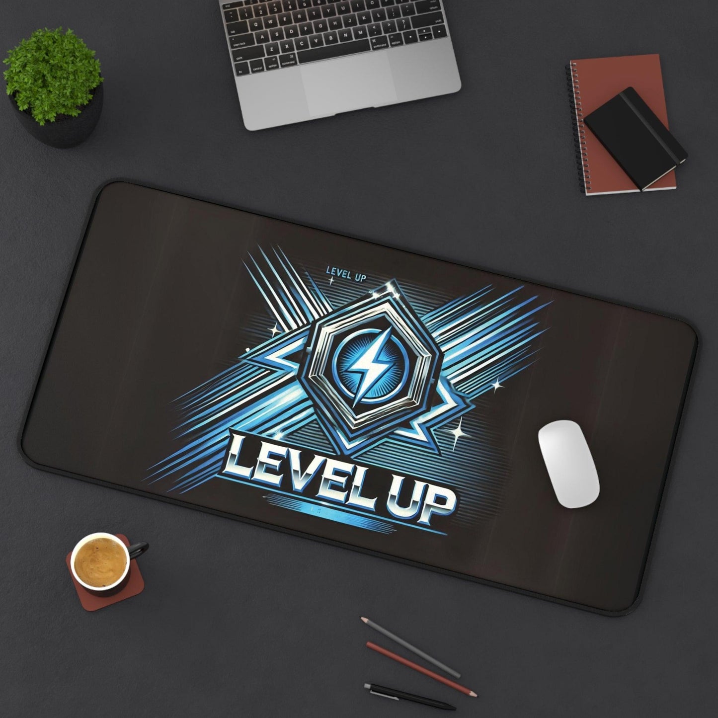 "Level Up" - Desk Mat - Creatively Designed Shop