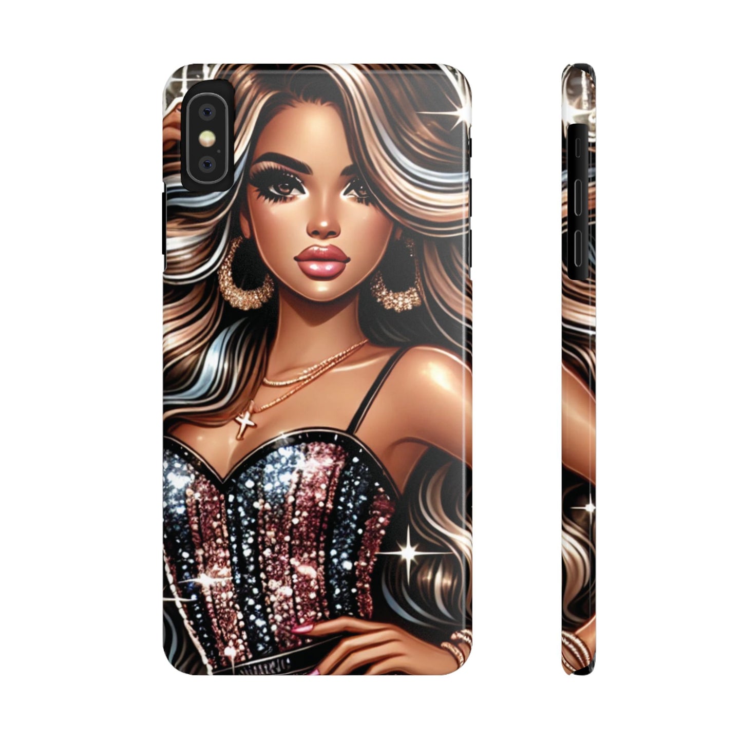 "Beautiful" - Slim Phone Cases - Creatively Designed Shop