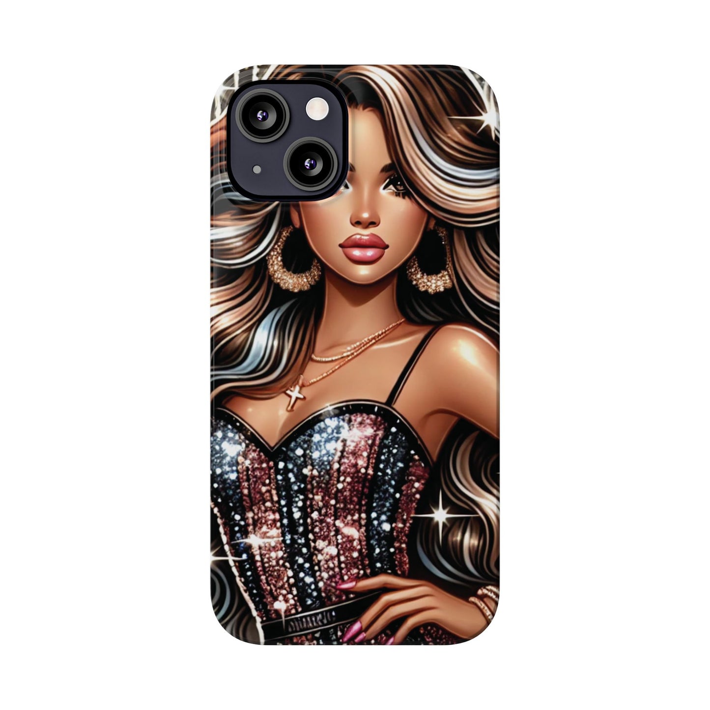 "Beautiful" - Slim Phone Cases - Creatively Designed Shop