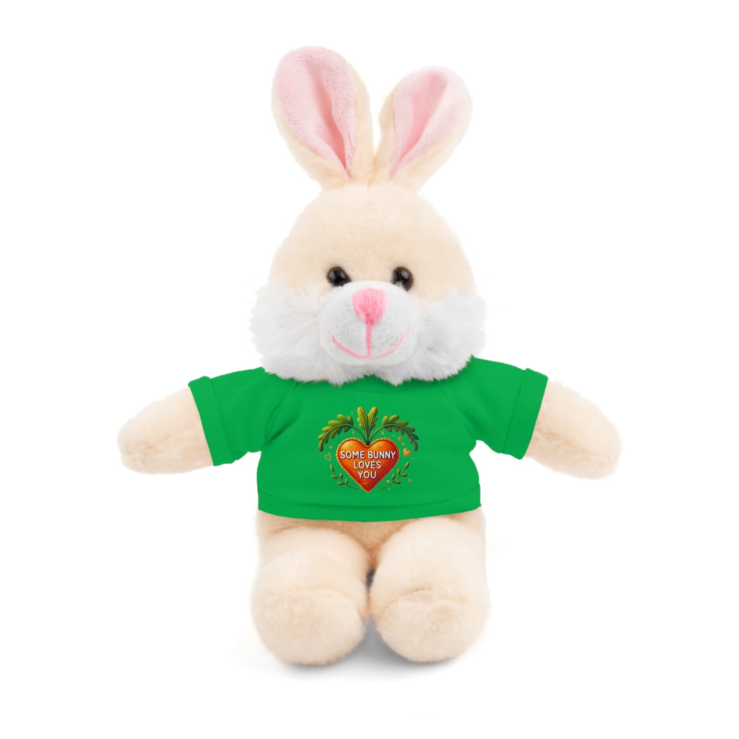 'Some Bunny Loves You' - Stuffed Bunny with Tee - Creatively Designed Shop