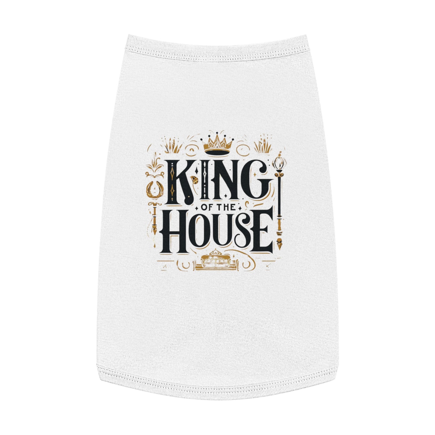 King of the House - Pet Tank Top - Creatively Designed Shop