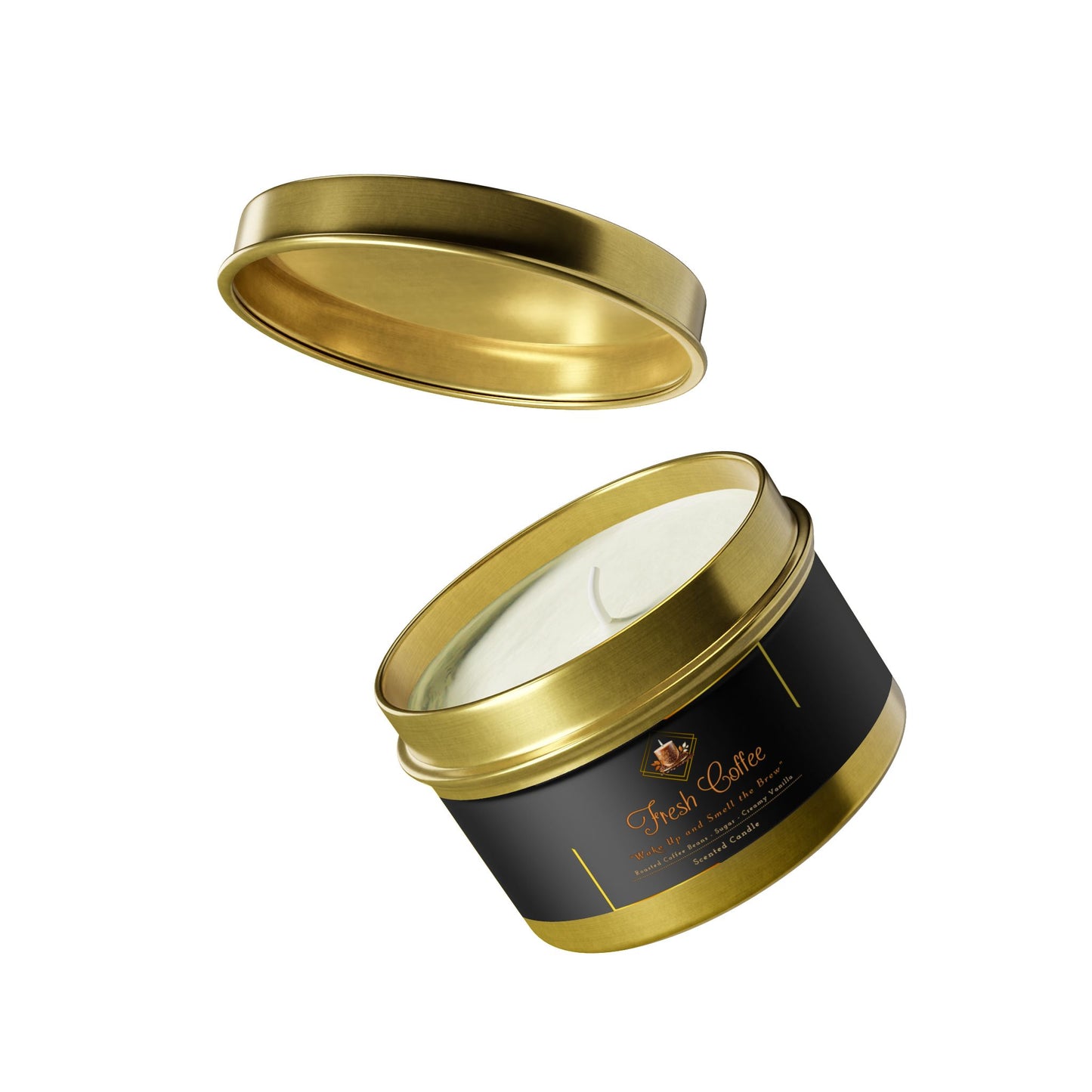 Fresh Coffee - Tin Candles