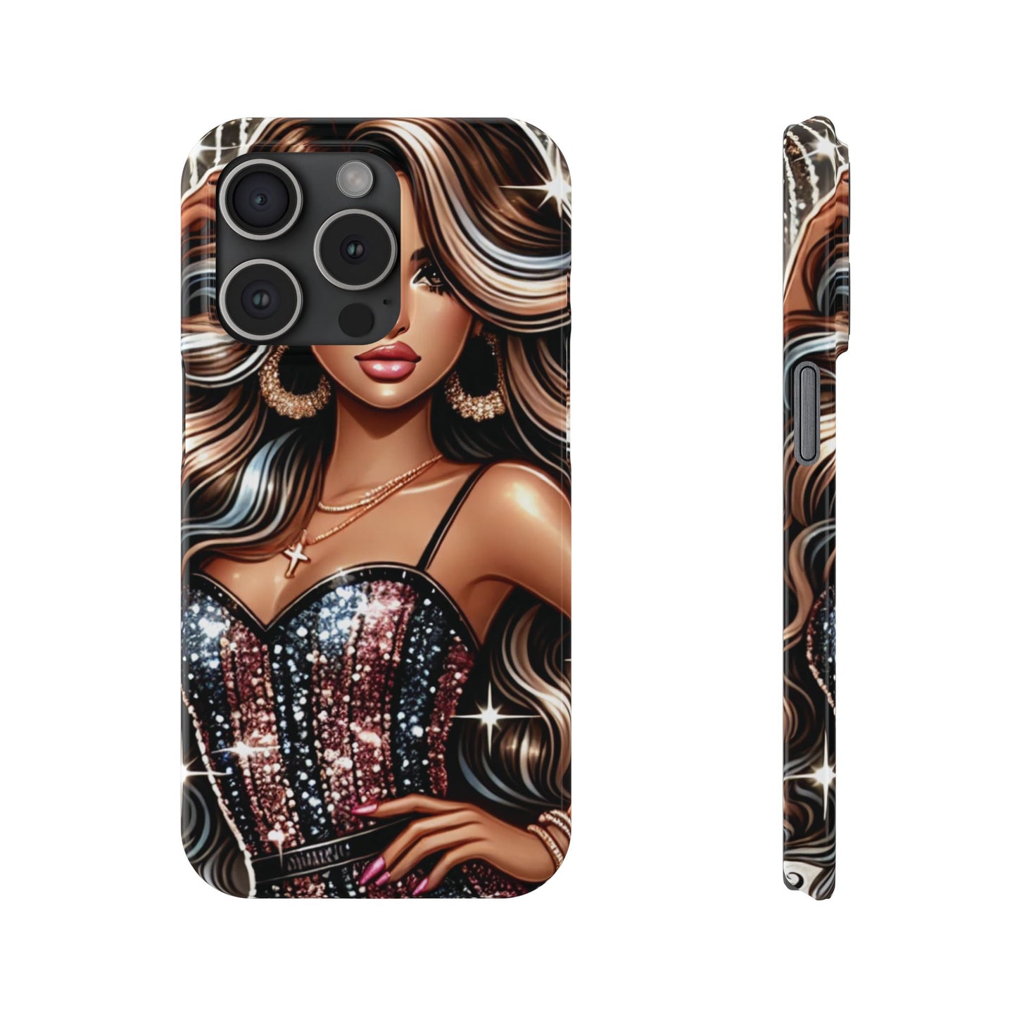 "Beautiful" - Slim Phone Cases - Creatively Designed Shop