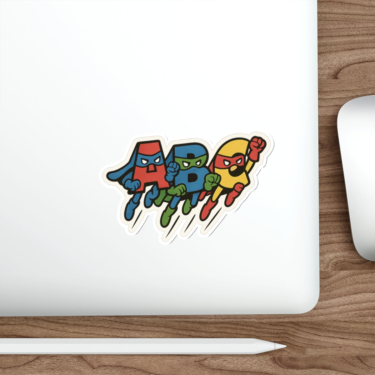 ABC Superheroes - Die-Cut Sticker