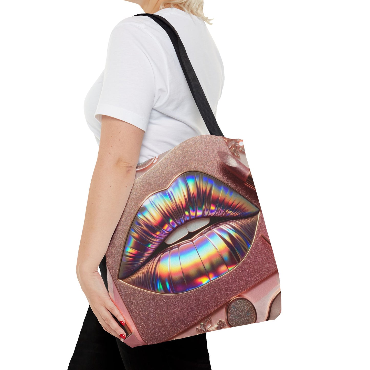 Bronze Kiss - Tote Bag (AOP) - Creatively Designed Shop