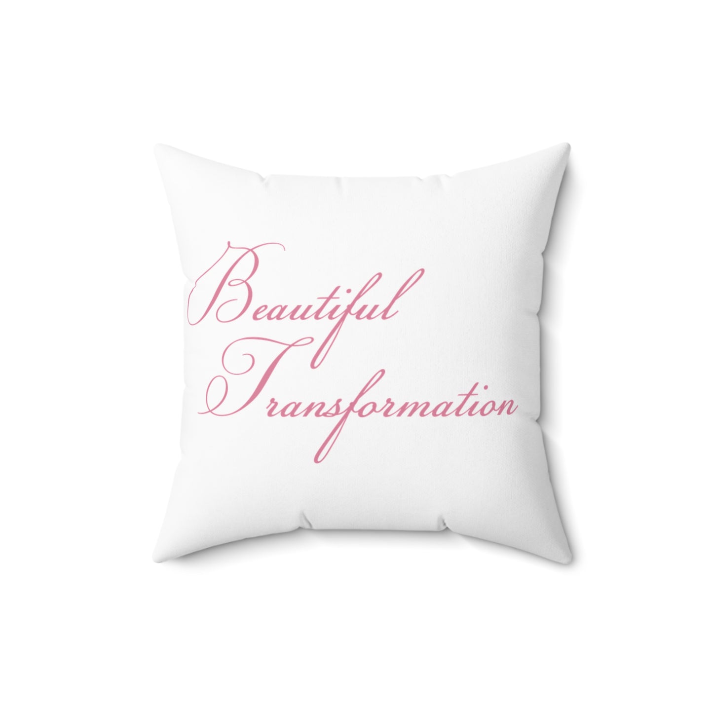 Beautiful Transformation - Spun Polyester Square Pillow