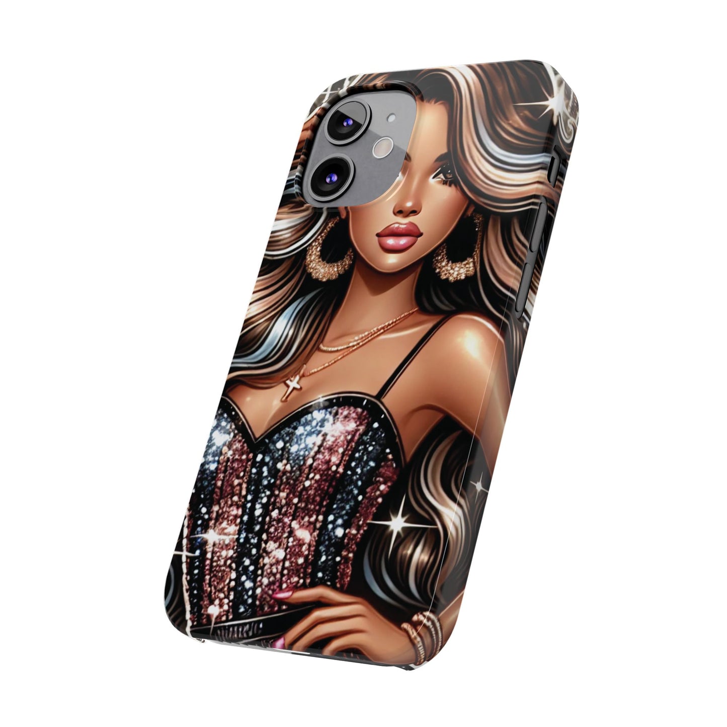 "Beautiful" - Slim Phone Cases - Creatively Designed Shop