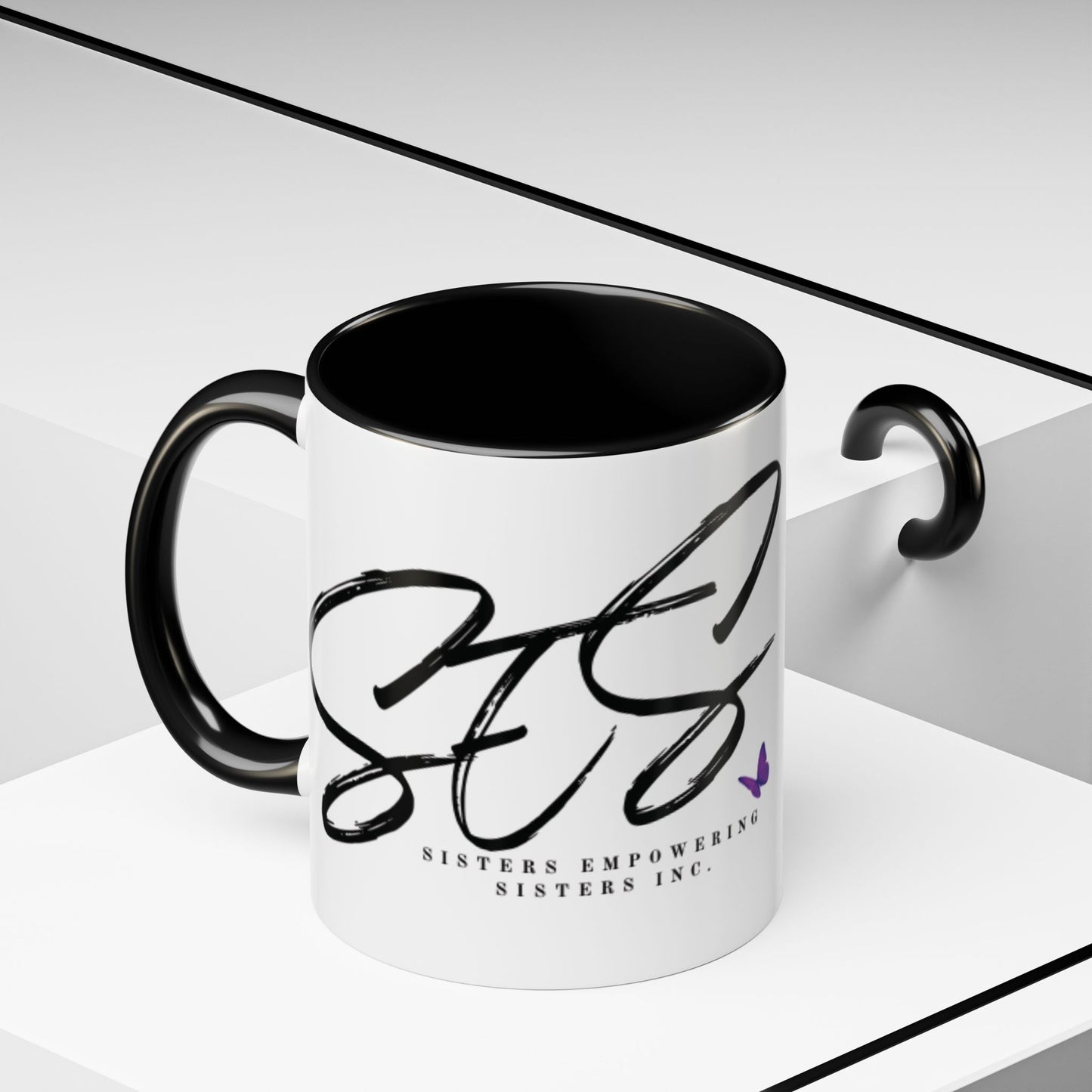 Sisters Empowering Sisters (SES) - Accent Coffee Mug