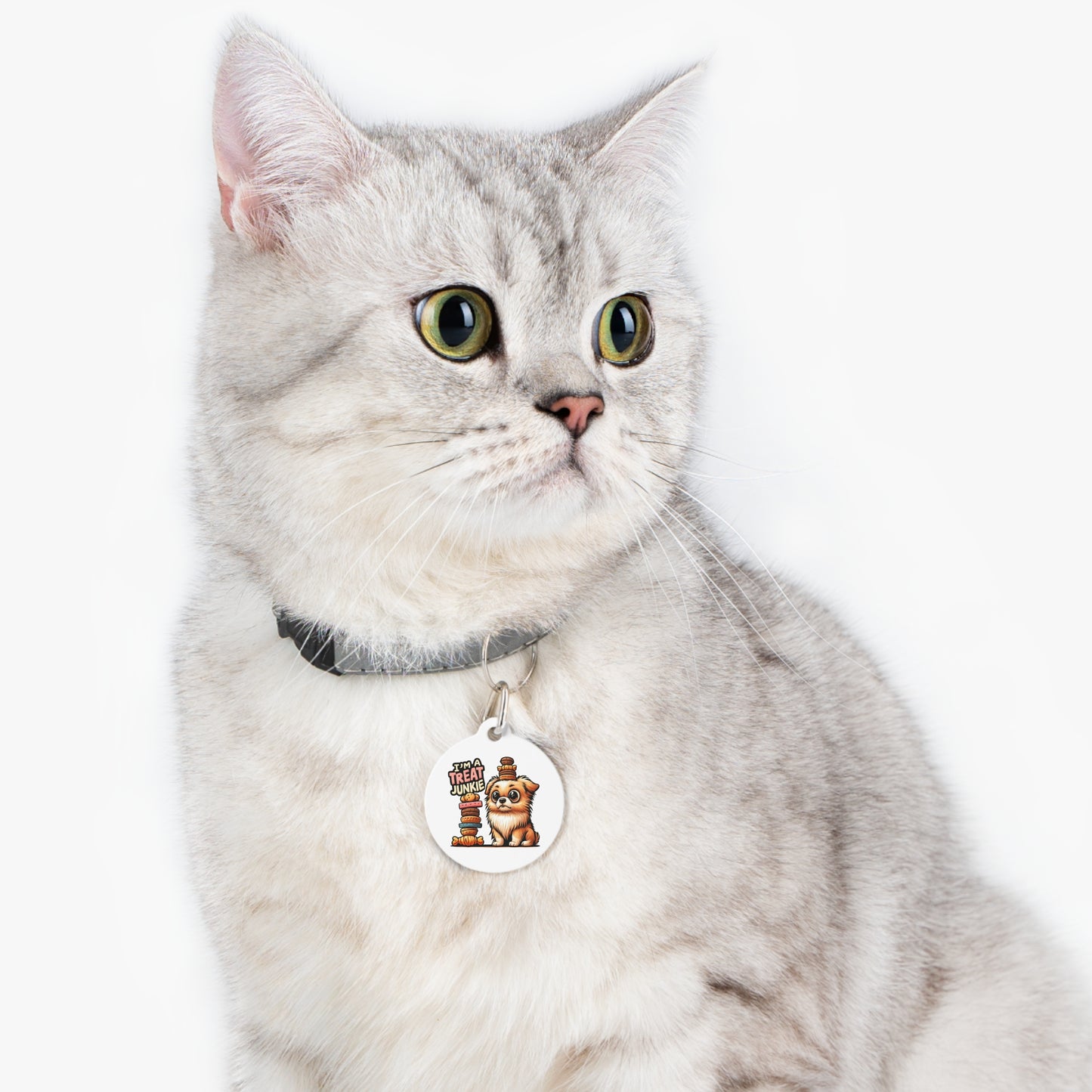 I'm A Treat Junkie - Pet Tag - Creatively Designed Shop