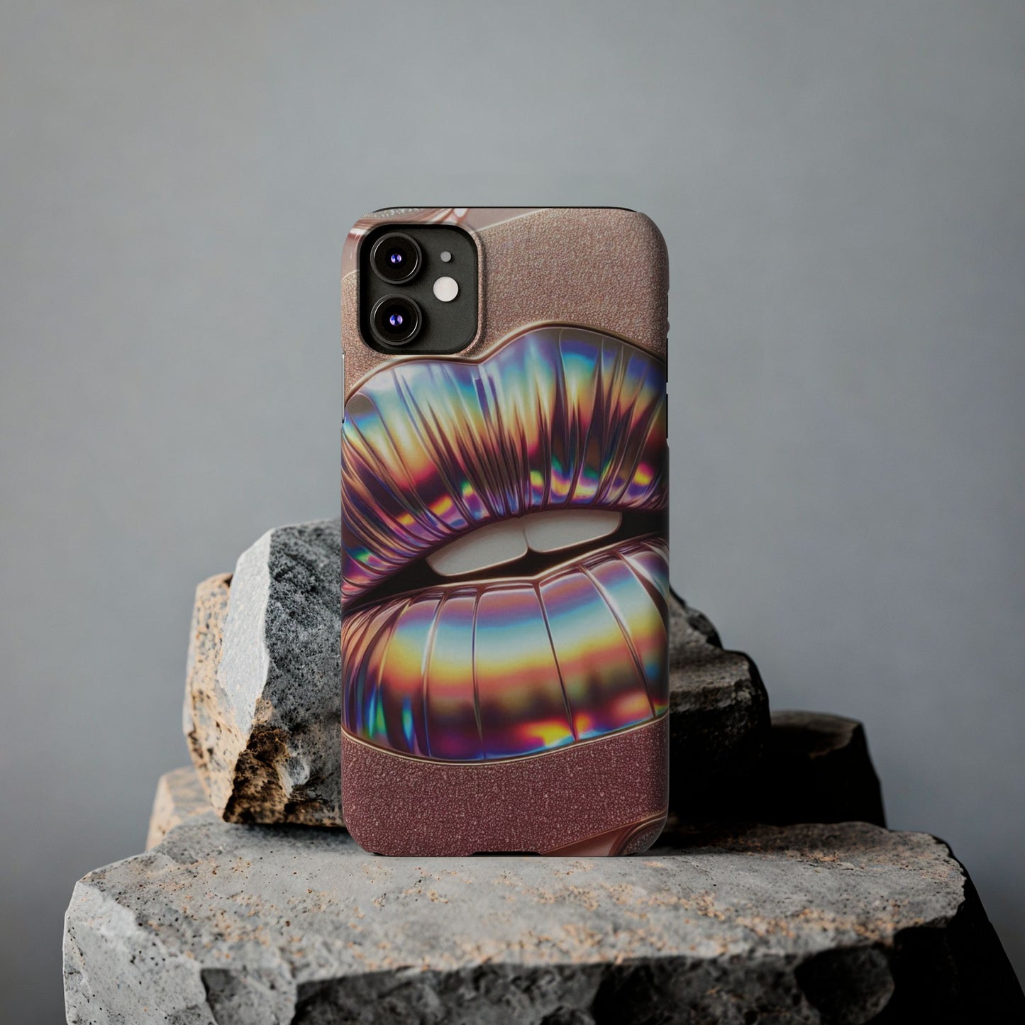 "Bronze Kiss" - Slim Phone Cases - Creatively Designed Shop