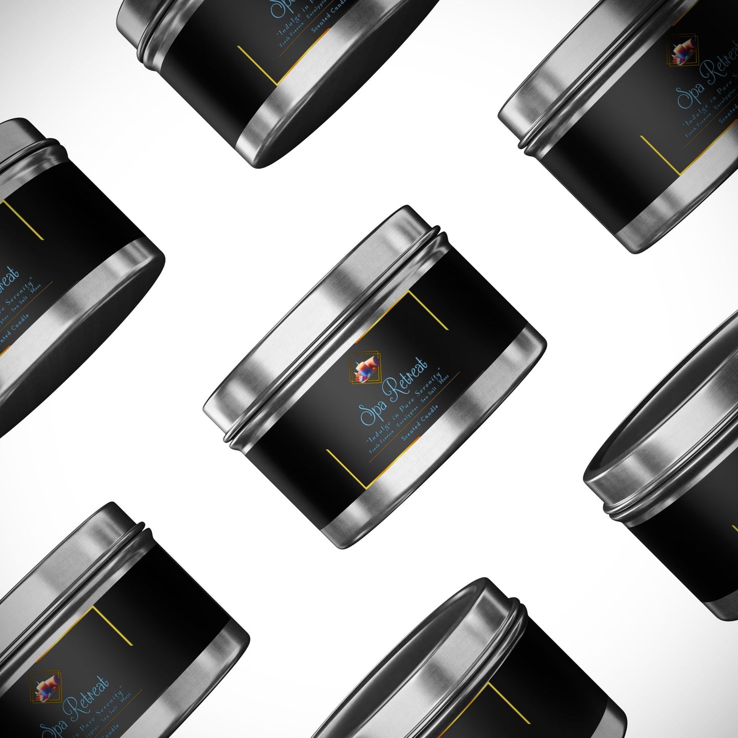 Spa Retreat - Tin Candles