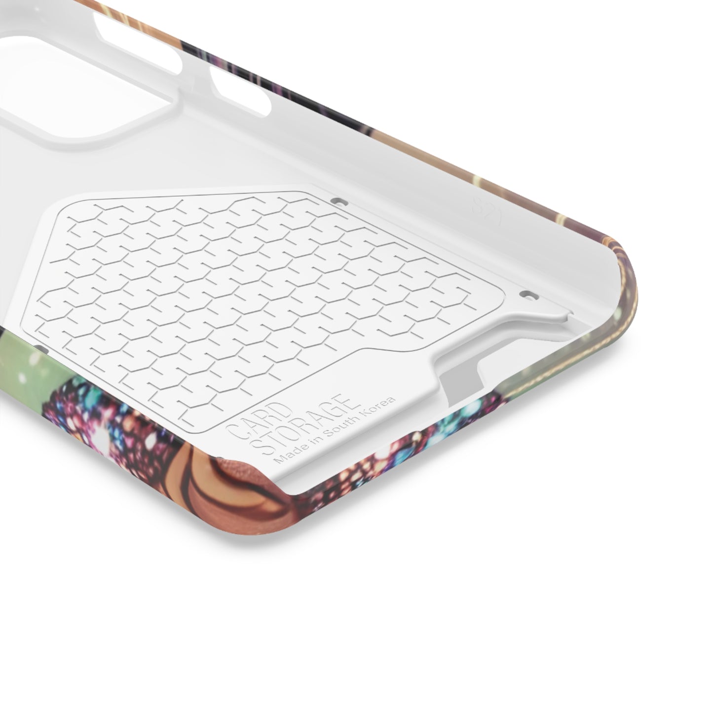 "Stunning" - Phone Case With Card Holder - Creatively Designed Shop