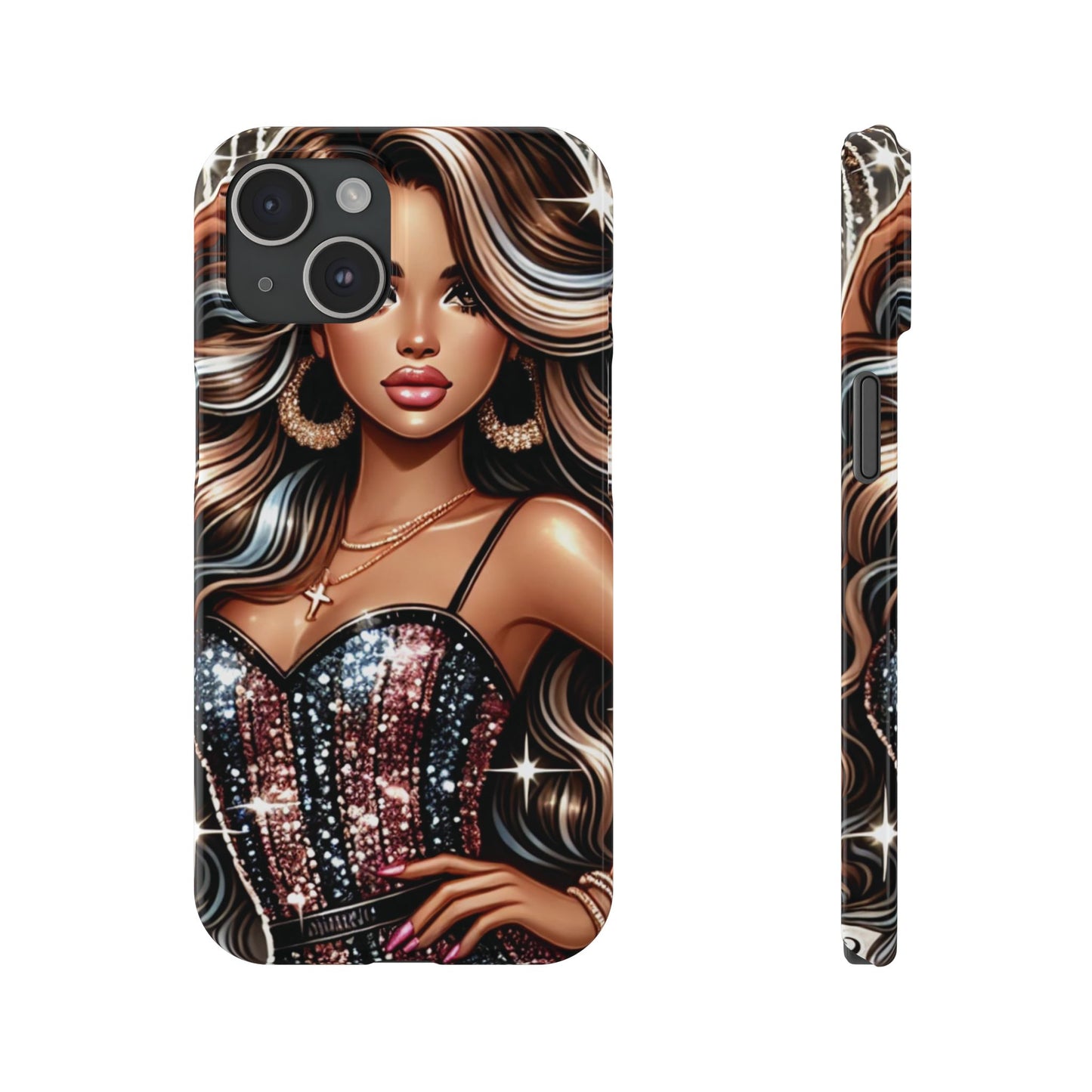 "Beautiful" - Slim Phone Cases - Creatively Designed Shop