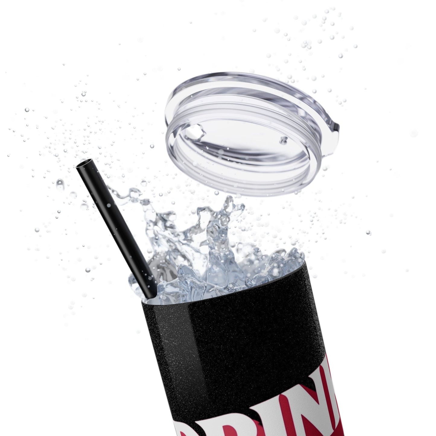 Drink Like A Boss - Skinny Tumbler with Straw, 20oz - Creatively Designed Shop