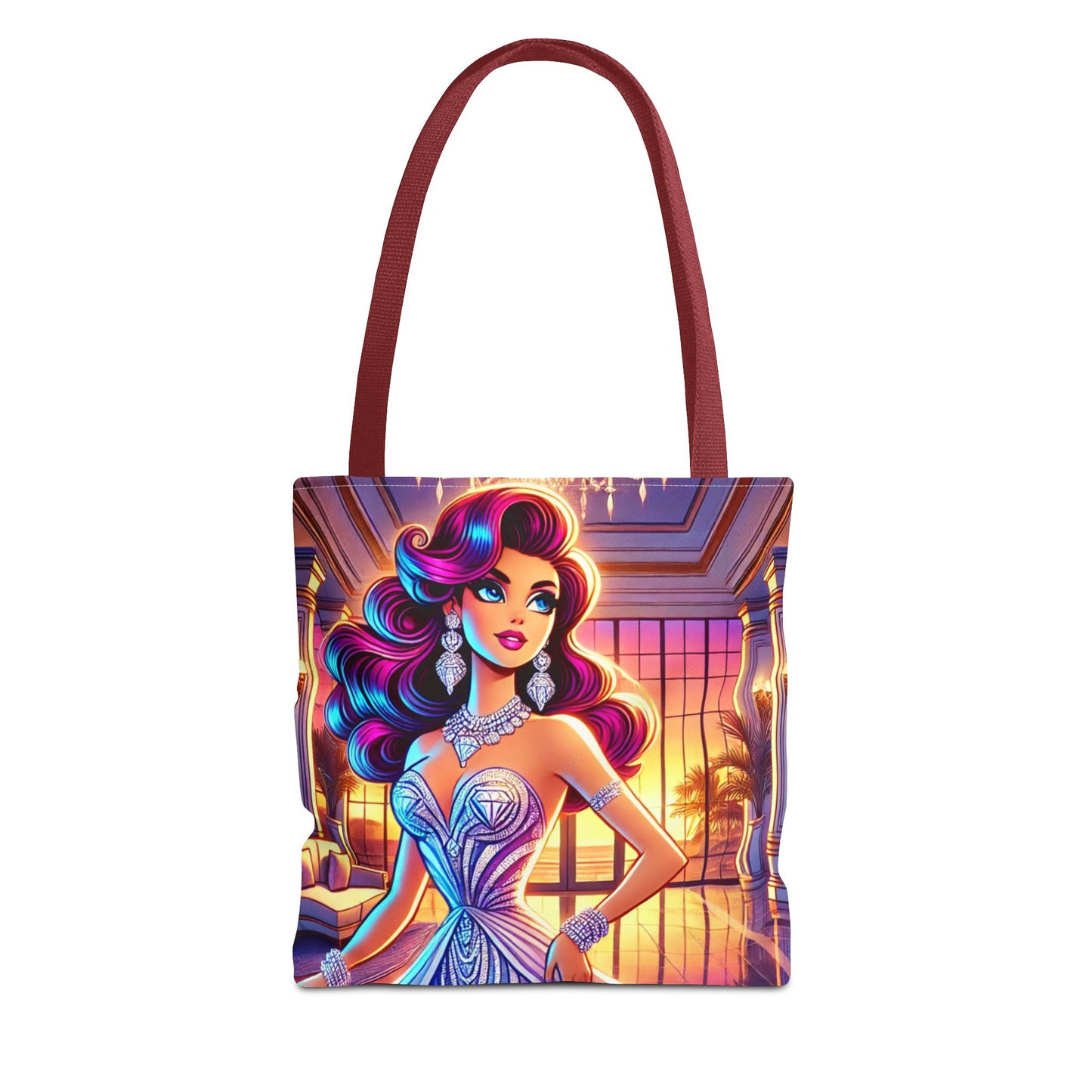 "Elegance Suits Me" (Purple) - Tote Bag (AOP) - Creatively Designed Shop