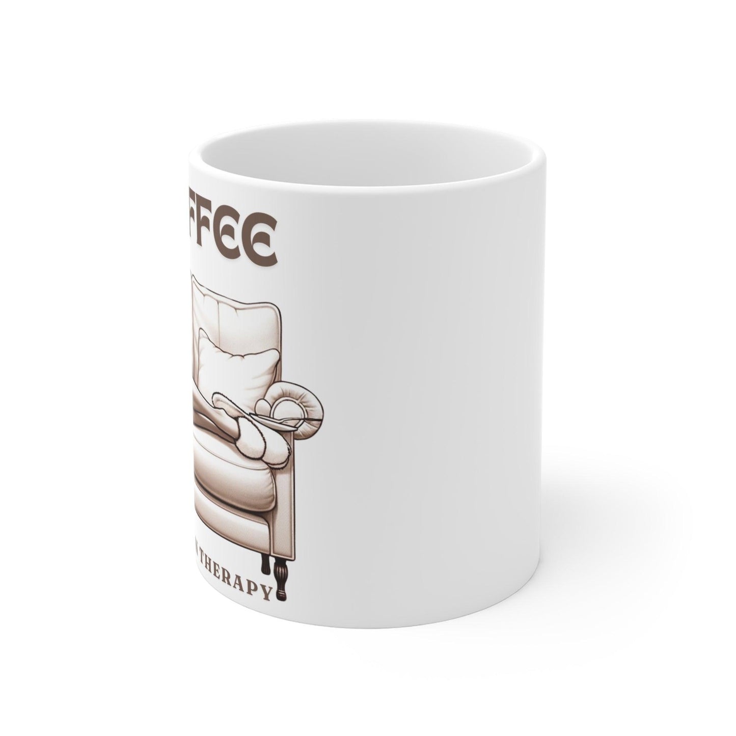 Coffee, Cheaper Than Therapy - Mug 11oz - Creatively Designed Shop