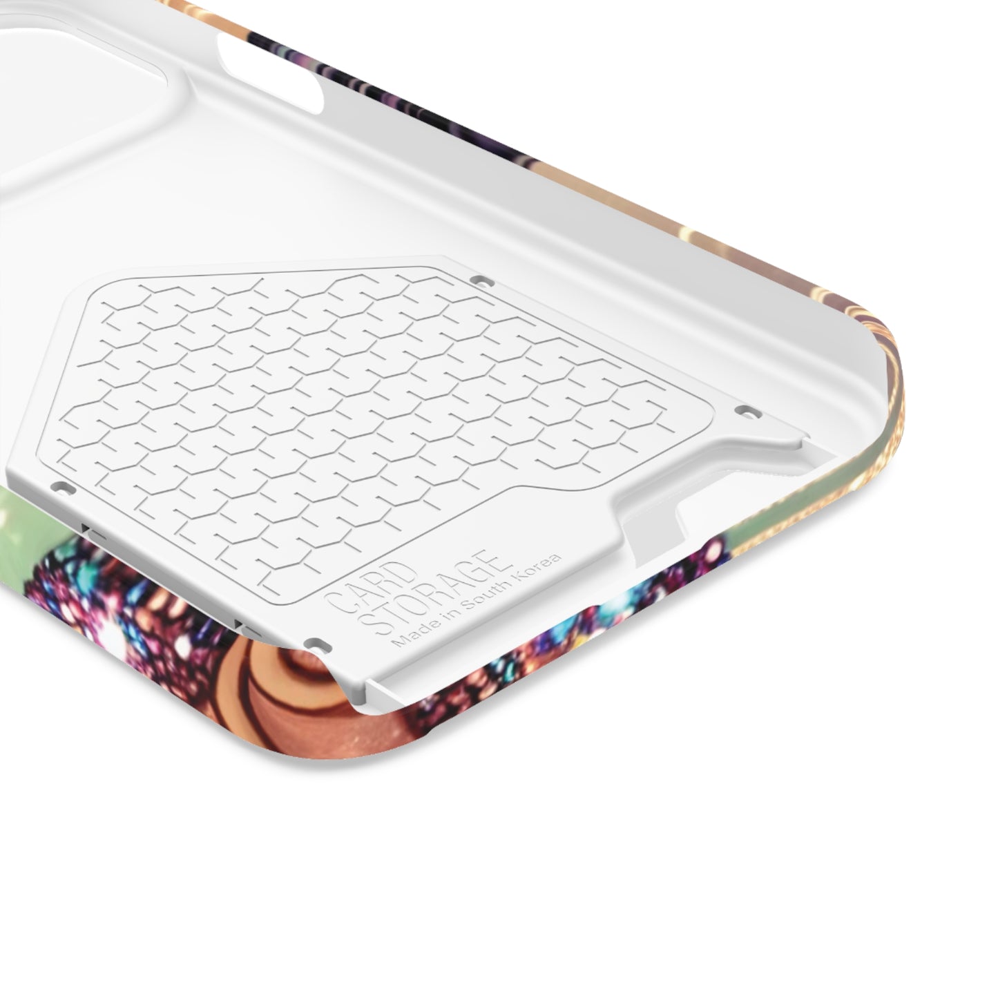 "Stunning" - Phone Case With Card Holder - Creatively Designed Shop