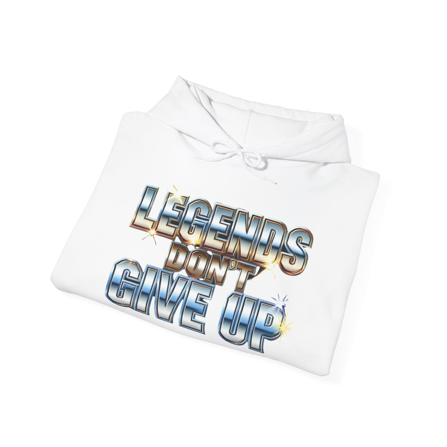 Legends Don't Give Up - Unisex Heavy Blend™ Hooded Sweatshirt - Creatively Designed Shop