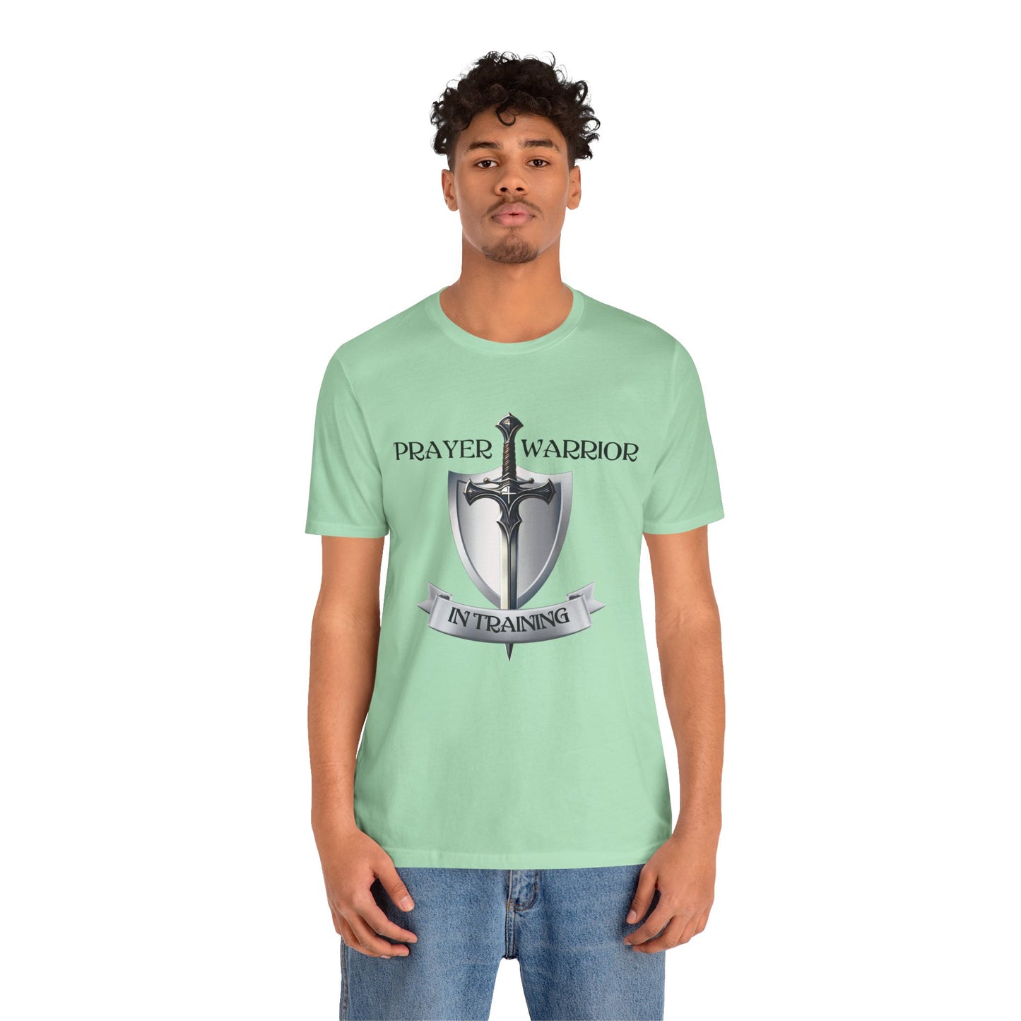 Prayer Warrior in Training - Unisex Jersey Short Sleeve Tee