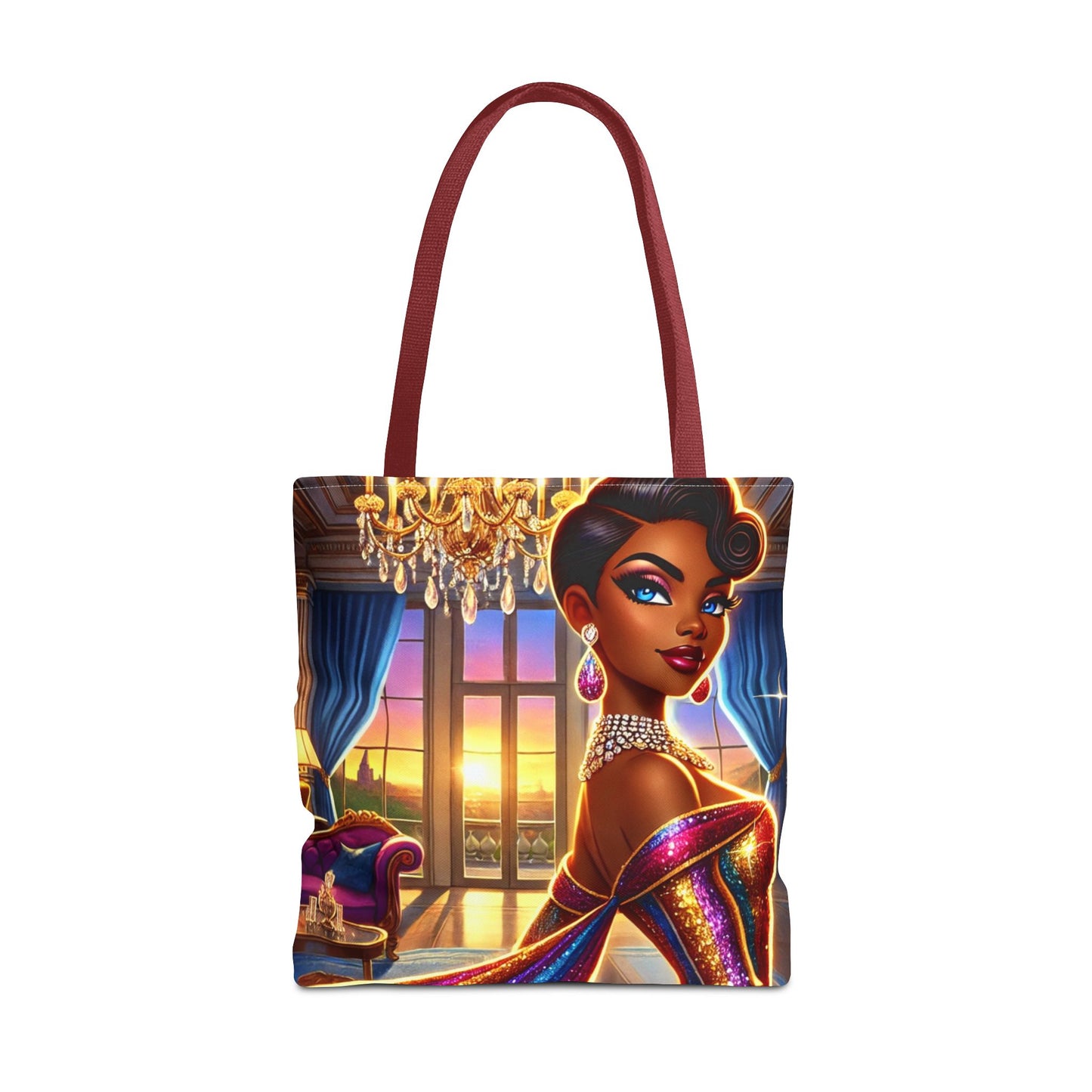 "Elegance Suits Me" - Tote Bag (AOP) - Creatively Designed Shop