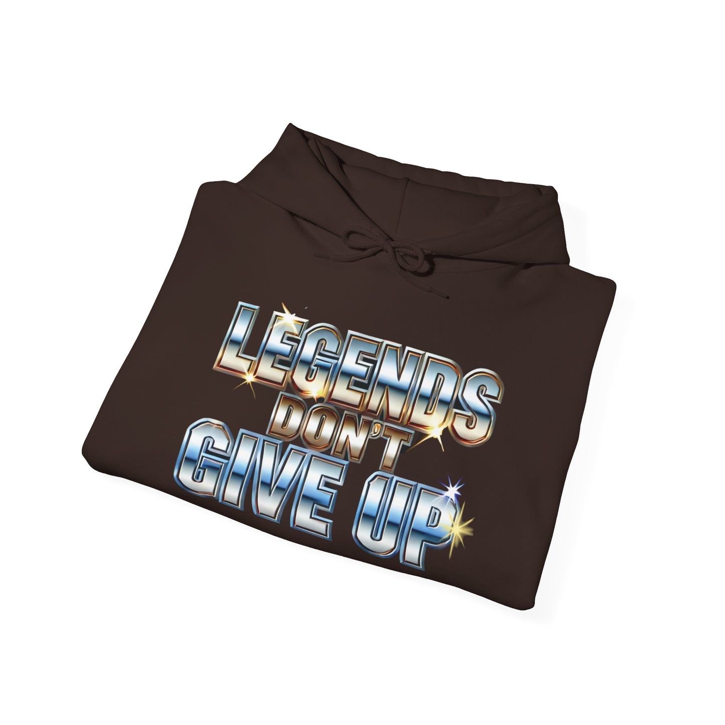 Legends Don't Give Up - Unisex Heavy Blend™ Hooded Sweatshirt - Creatively Designed Shop