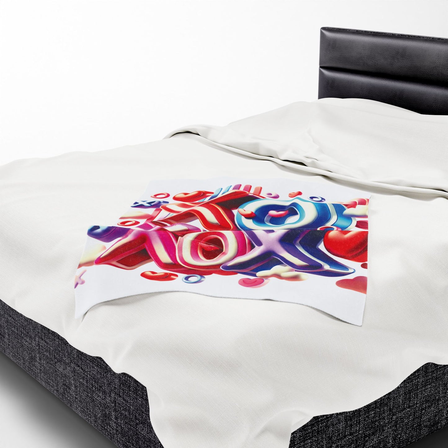XOXO - Velveteen Plush Blanket