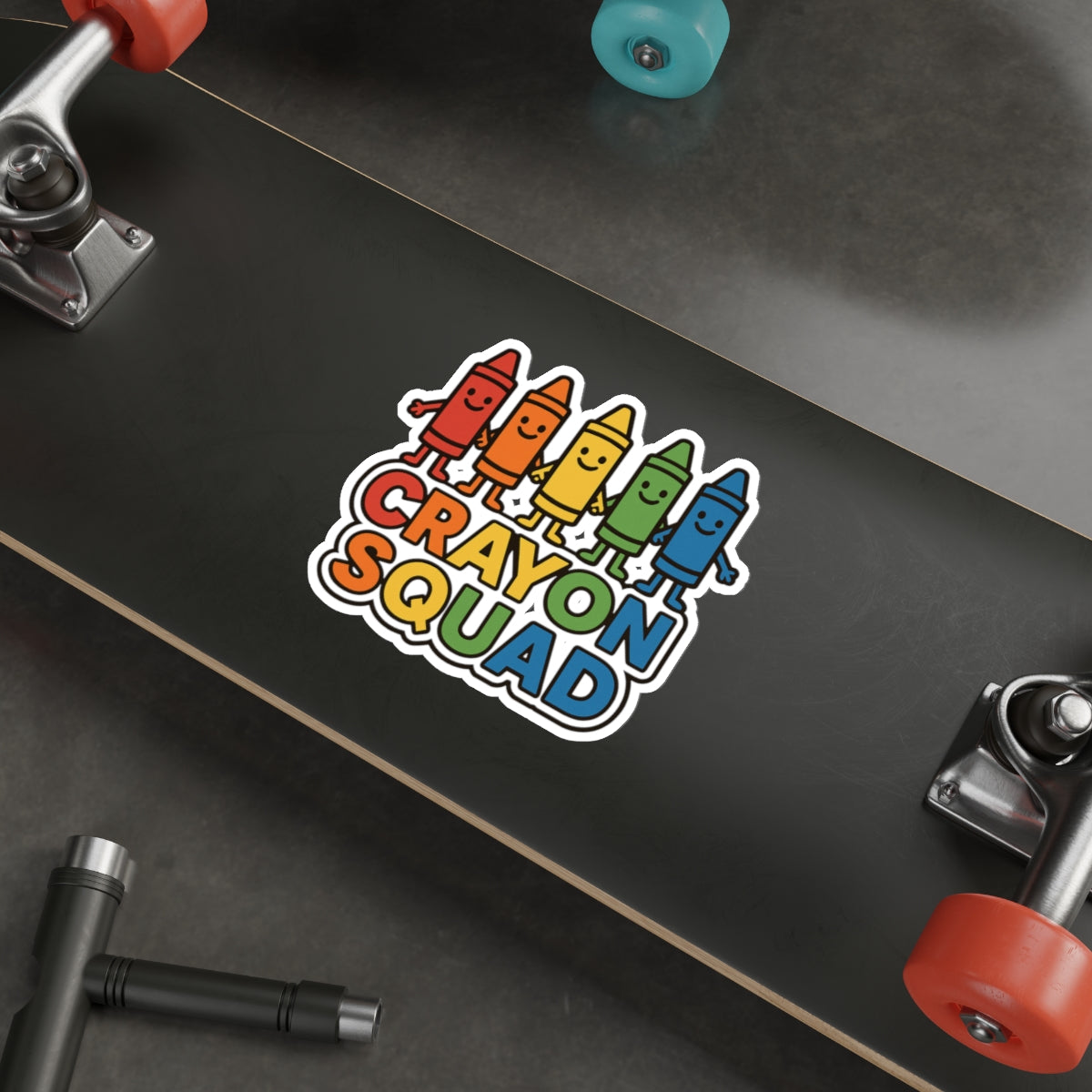 Crayon Squad - Die-Cut Sticker