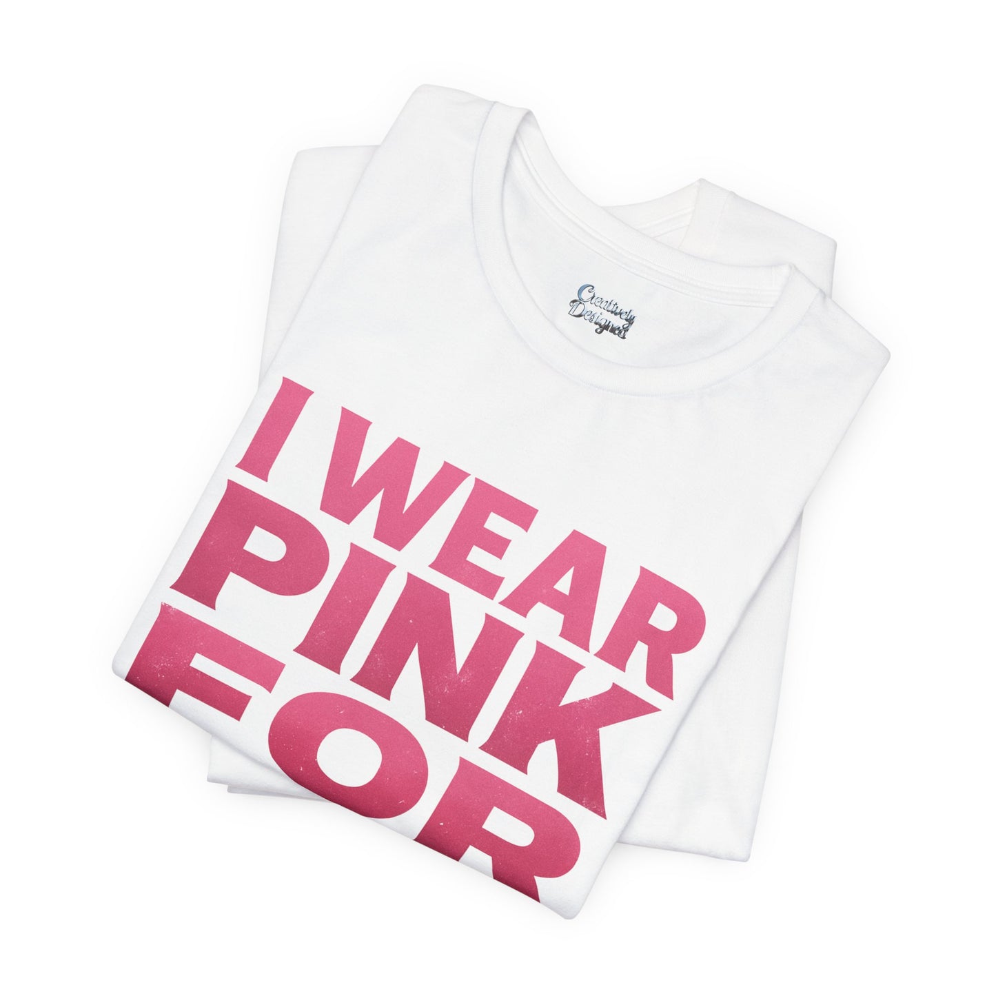 I Wear Pink For Her - Unisex Jersey Short Sleeve Tee
