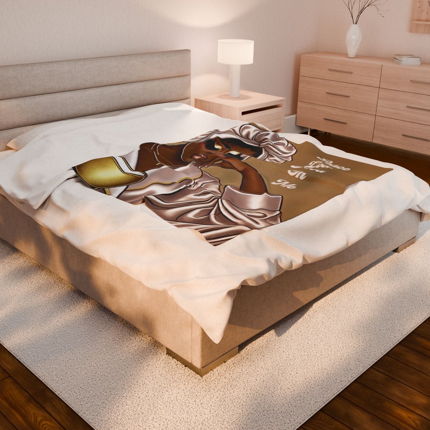 Peace Looks Good On Me - Velveteen Plush Blanket