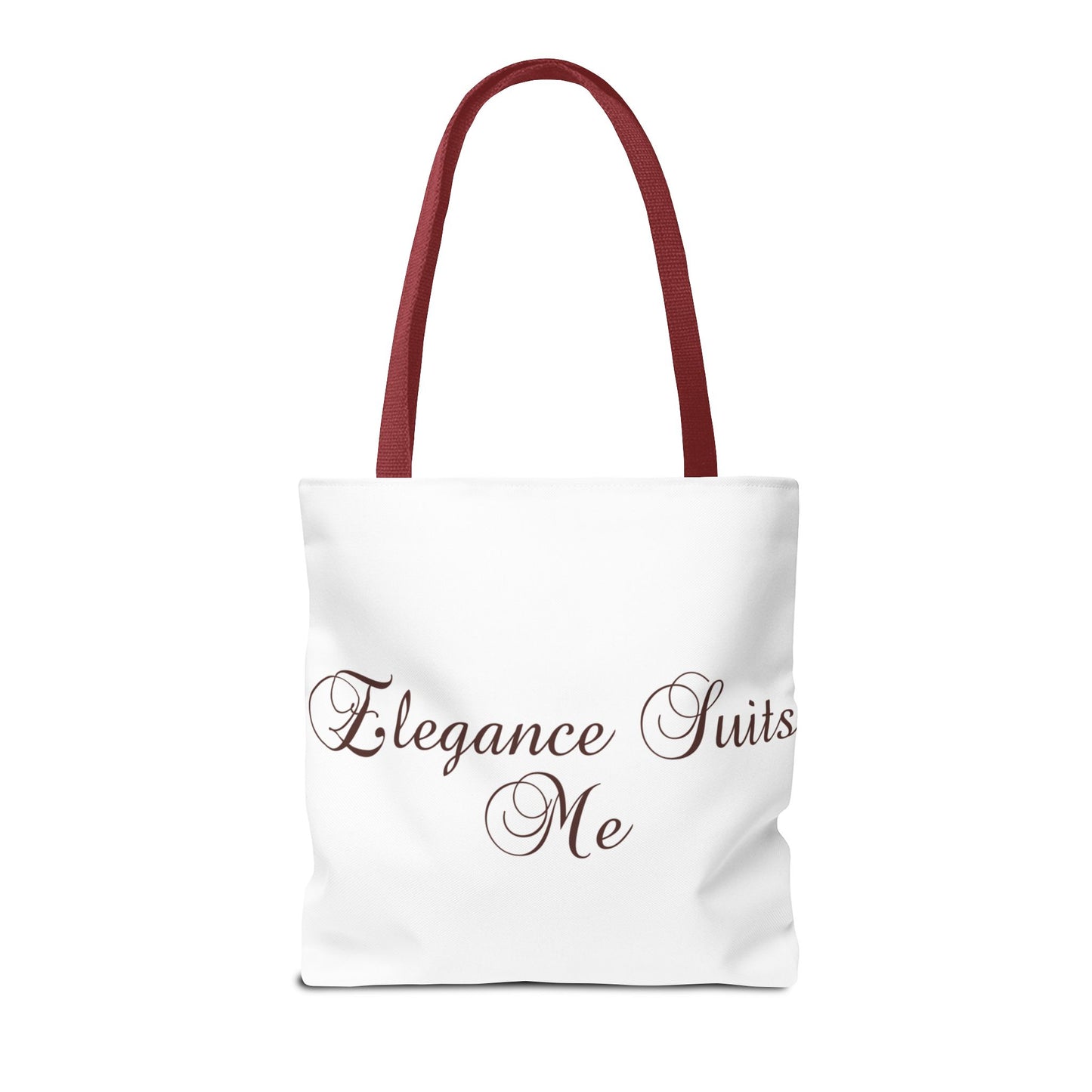 "Elegance Suits Me" - Tote Bag (AOP) - Creatively Designed Shop