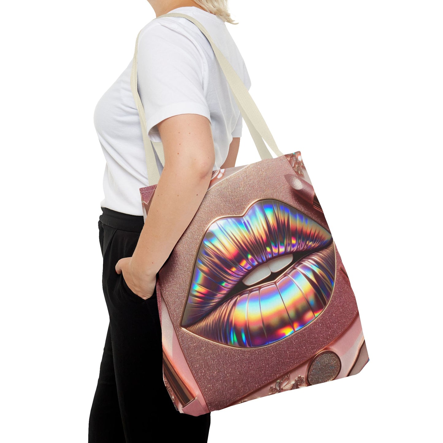 Bronze Kiss - Tote Bag (AOP) - Creatively Designed Shop