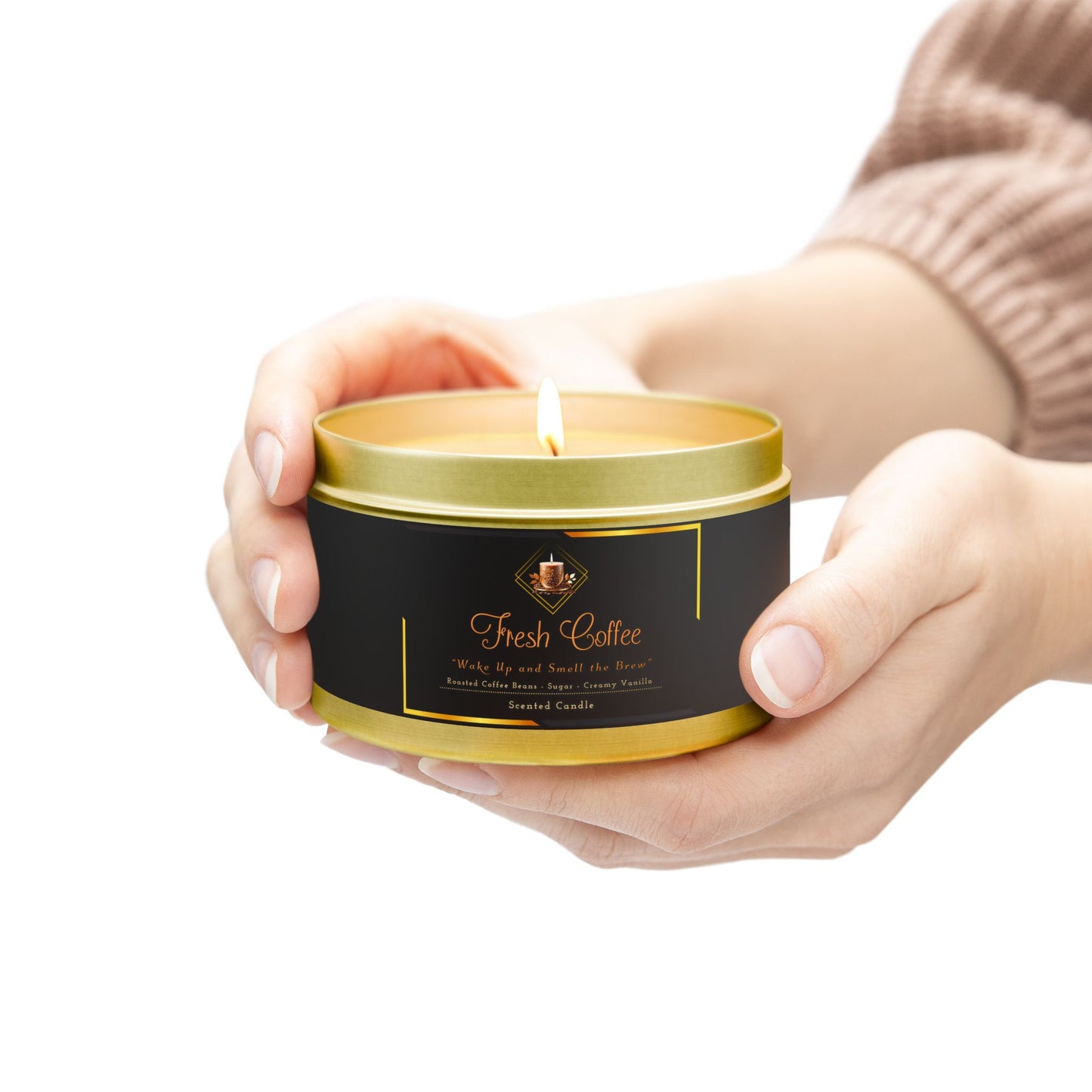 Fresh Coffee - Tin Candles