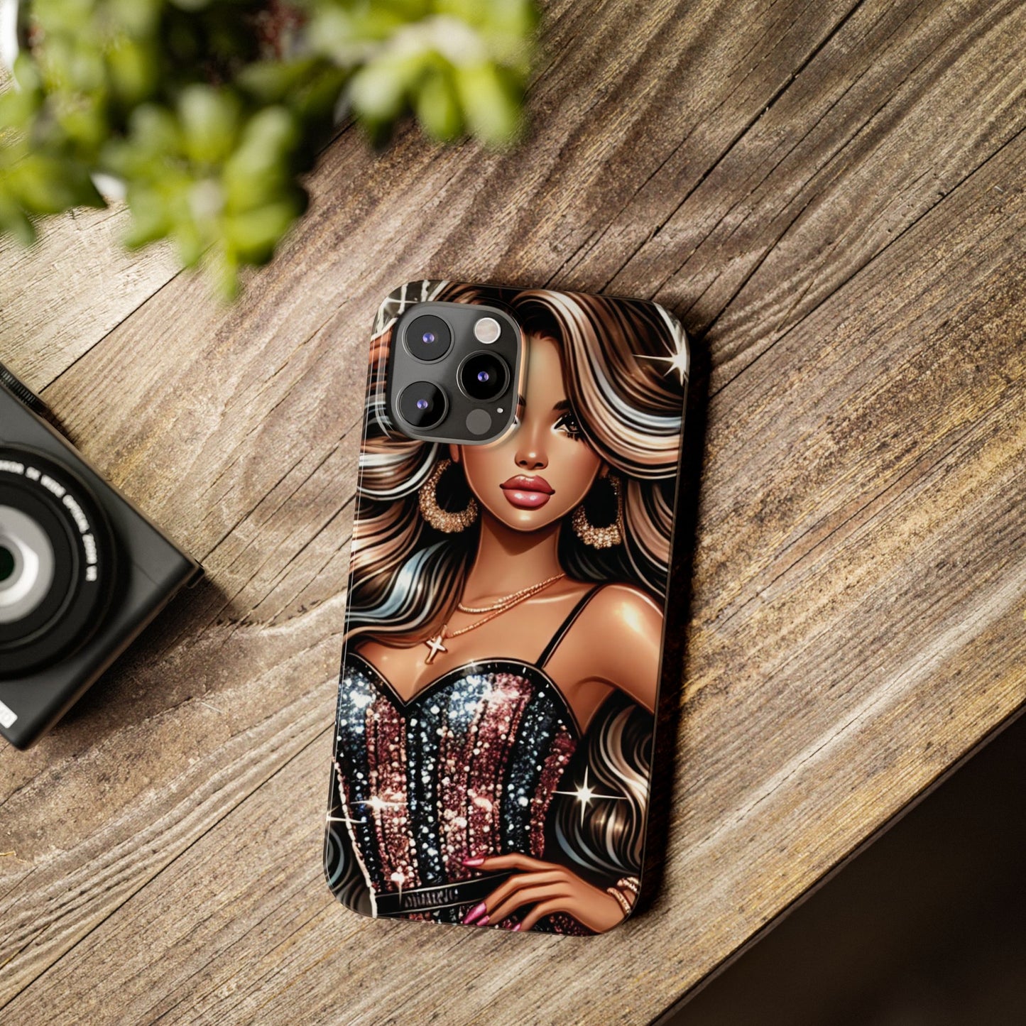 "Beautiful" - Slim Phone Cases - Creatively Designed Shop