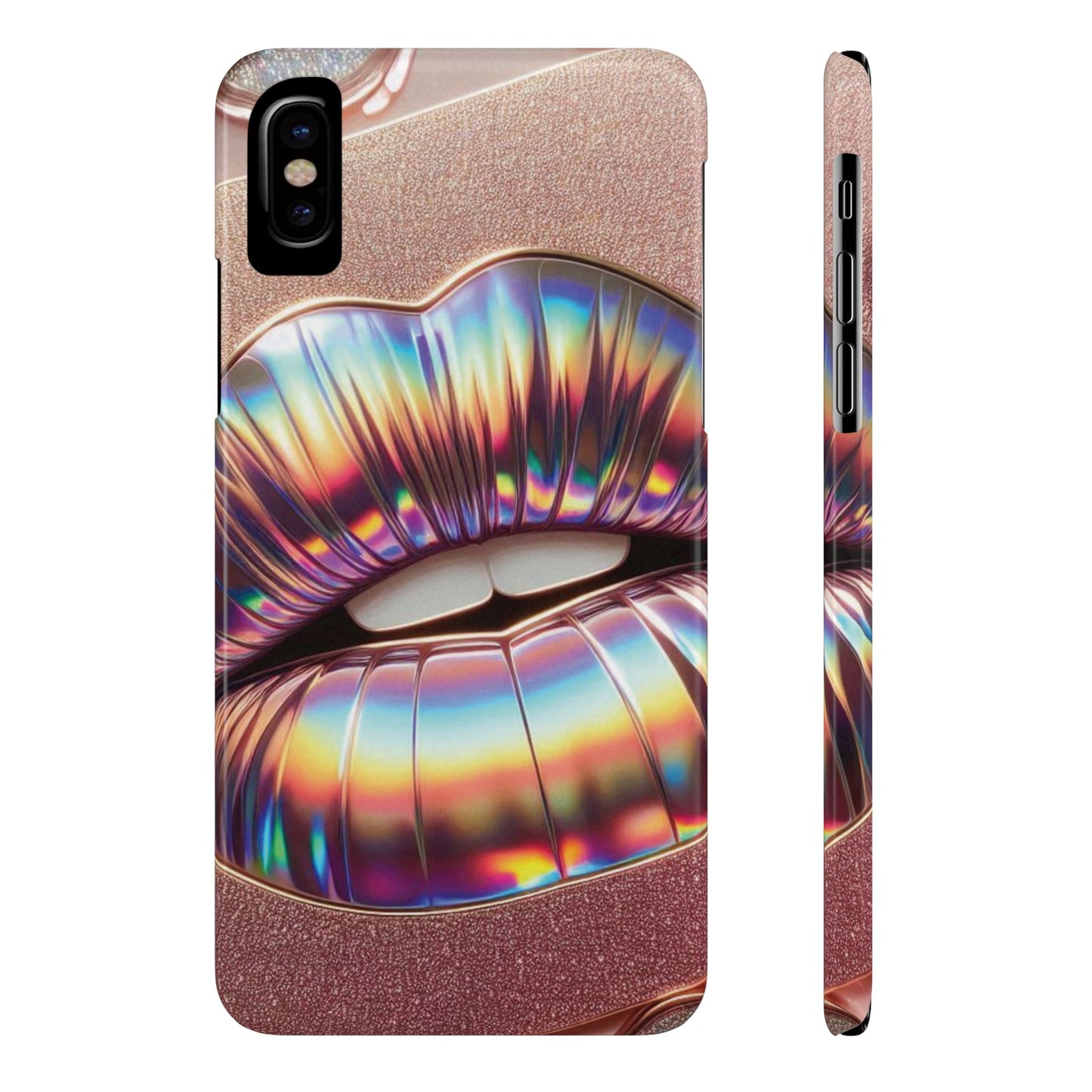 "Bronze Kiss" - Slim Phone Cases - Creatively Designed Shop
