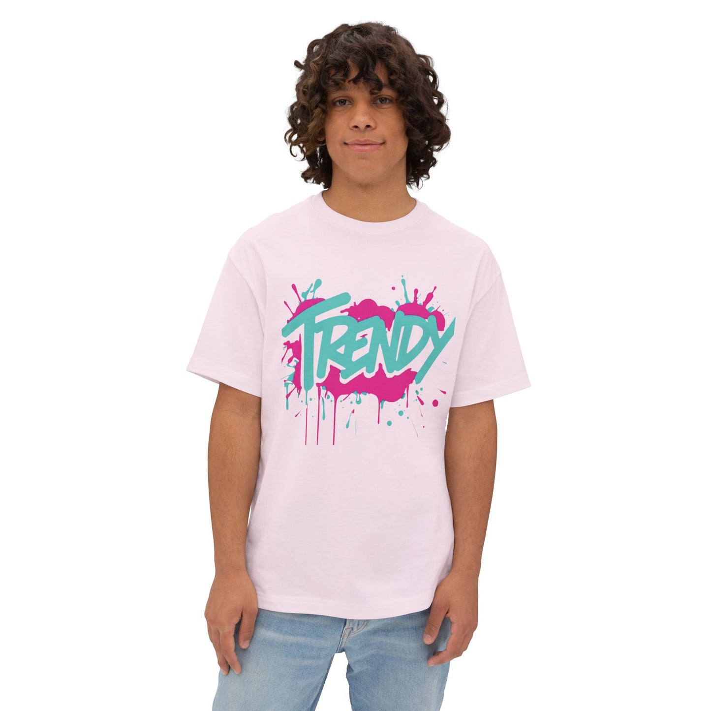 "Trendy" - Unisex Oversized Boxy Tee