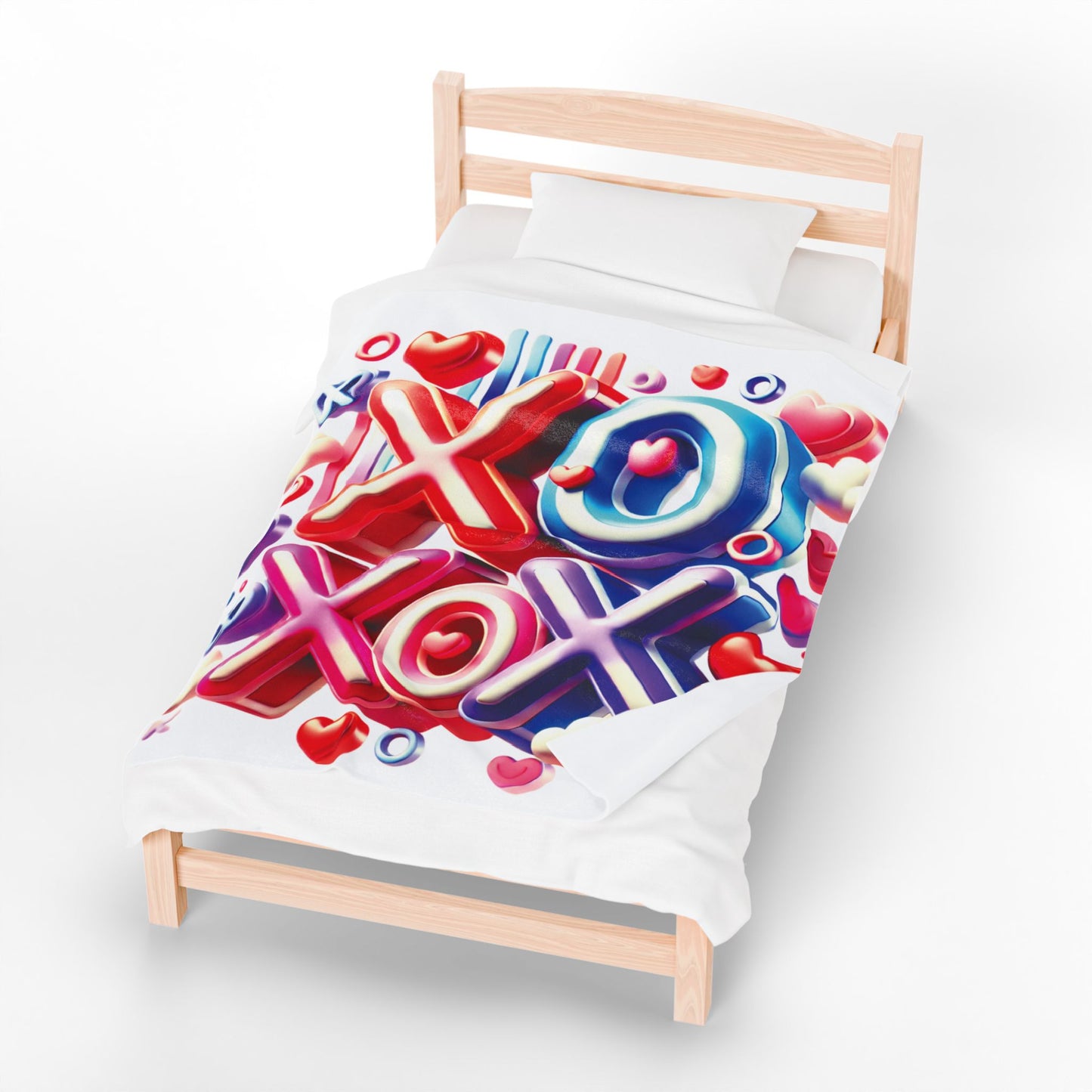 XOXO - Velveteen Plush Blanket