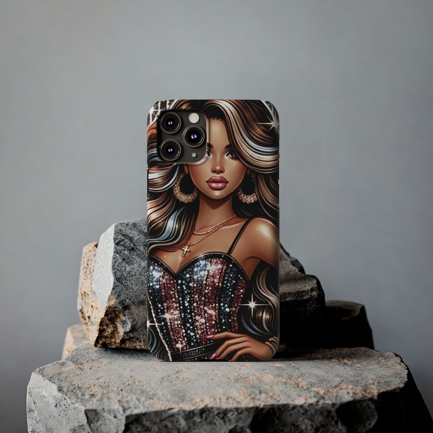 "Beautiful" - Slim Phone Cases - Creatively Designed Shop