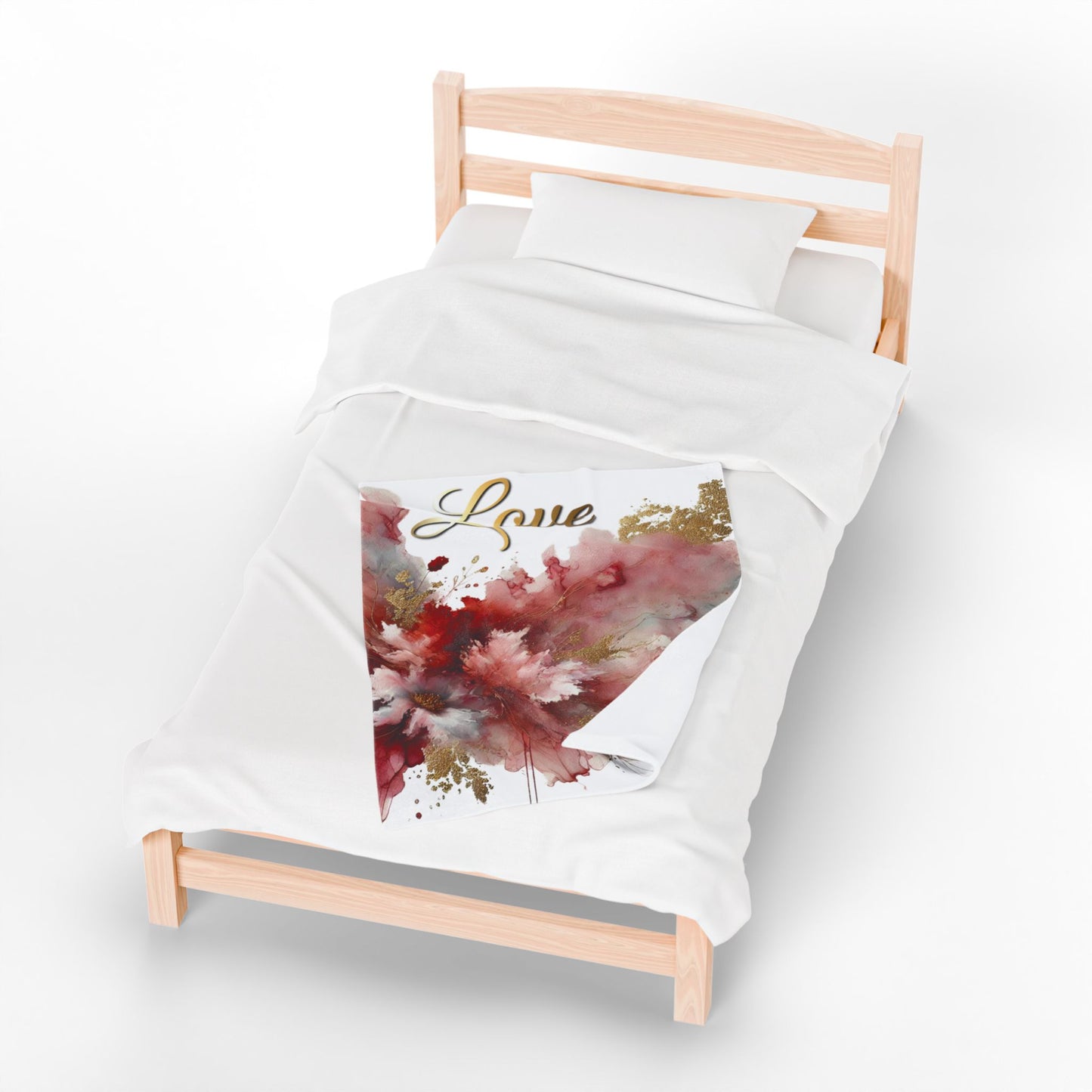 Love - Velveteen Plush Blanket