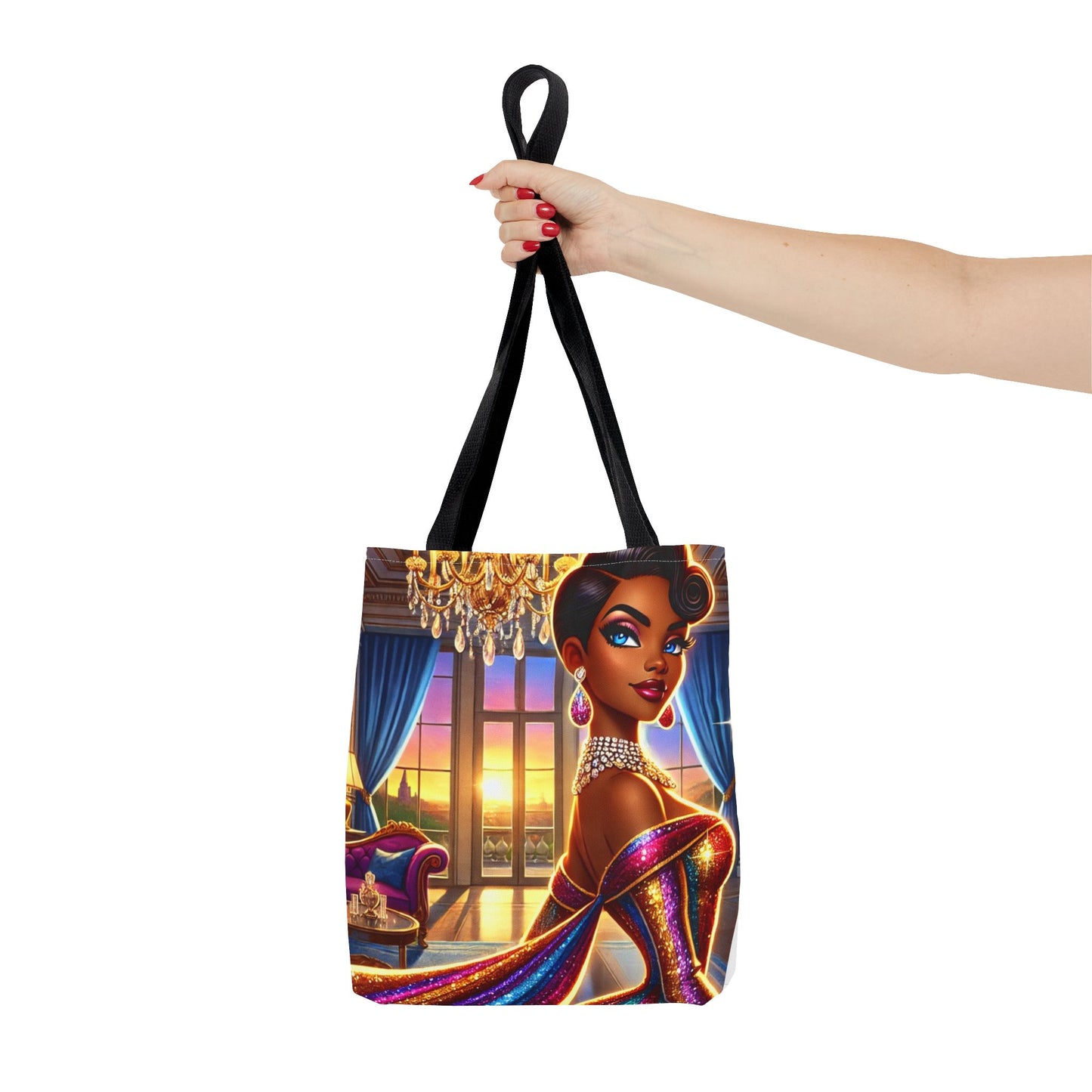 "Elegance Suits Me" - Tote Bag (AOP) - Creatively Designed Shop