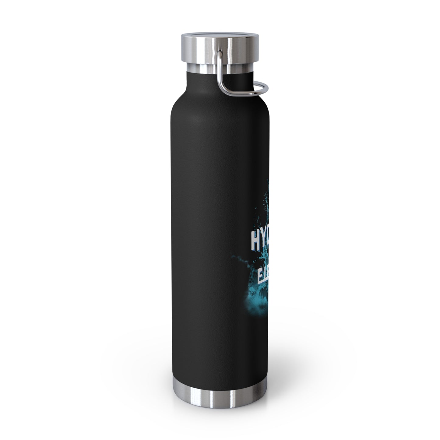 "Hydrate & Elevate" - Copper Vacuum Insulated Bottle, 22oz - Creatively Designed Shop