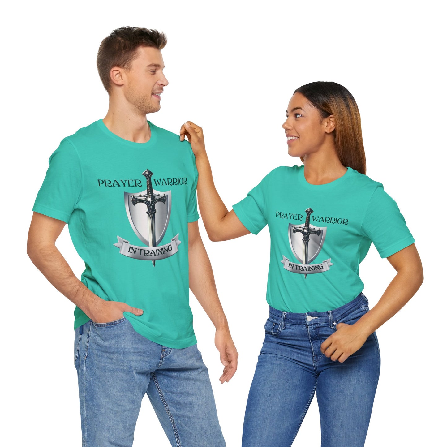Prayer Warrior in Training - Unisex Jersey Short Sleeve Tee