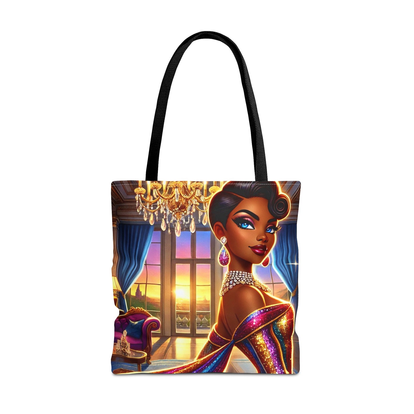 "Elegance Suits Me" - Tote Bag (AOP) - Creatively Designed Shop