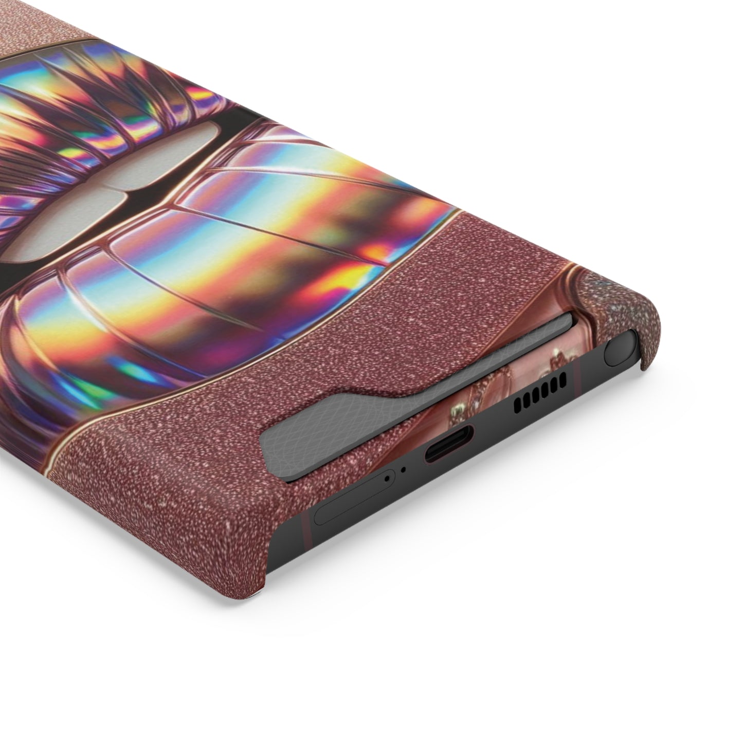 "Bronze Kiss" - Phone Case With Card Holder - Creatively Designed Shop